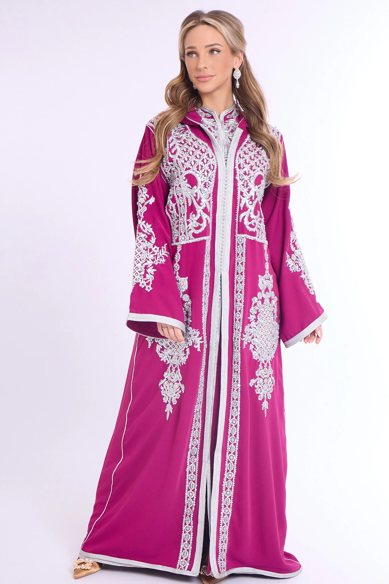 Exclusive Jalaba Soha Magenta - Image 4