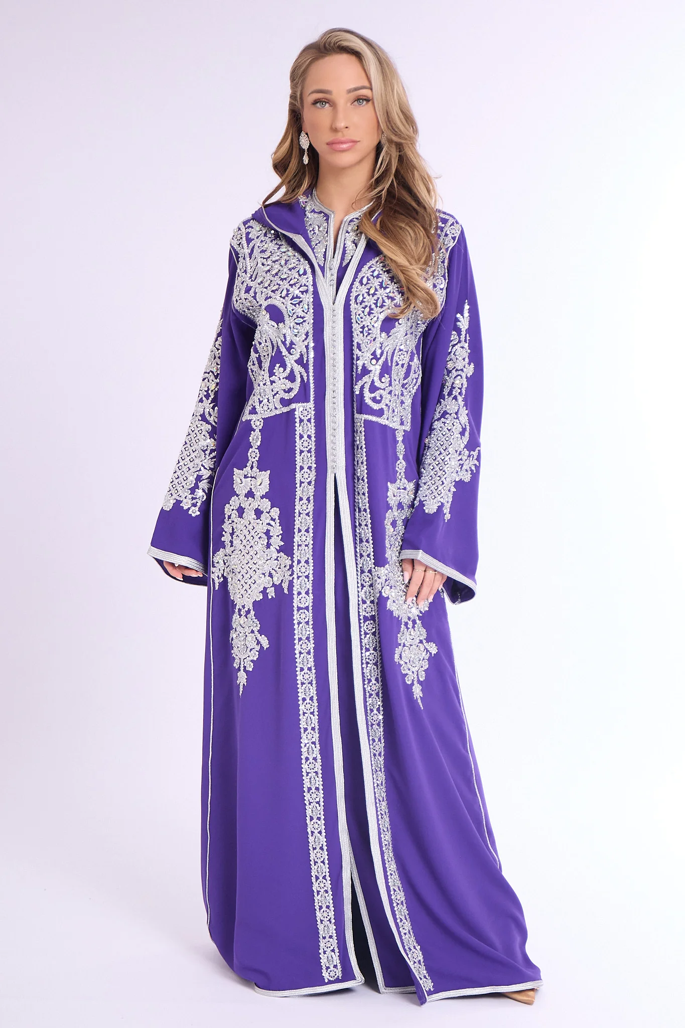Exclusive Jalaba Soha Purple - Image 2