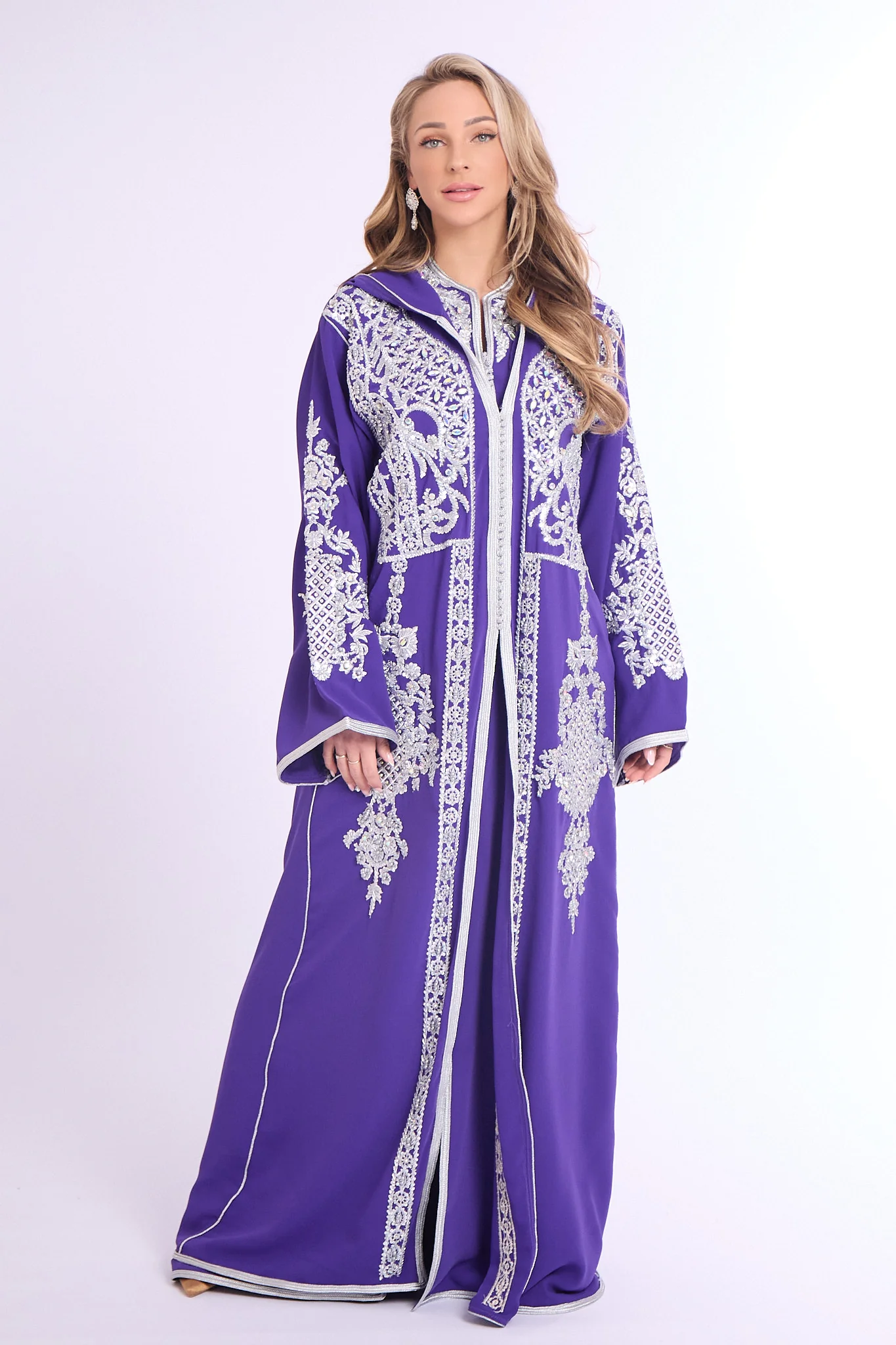 Exclusive Jalaba Soha Purple - Image 4