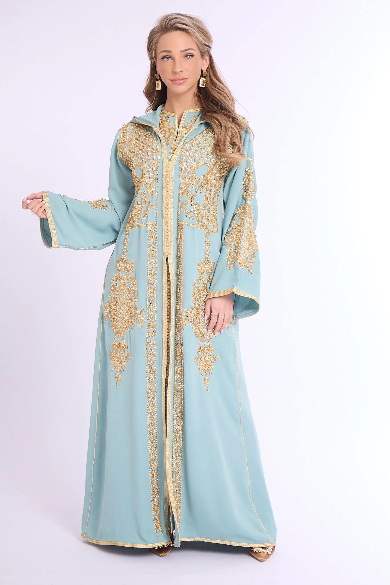 Exclusive Jalaba Soha Darkseagreen - Image 3