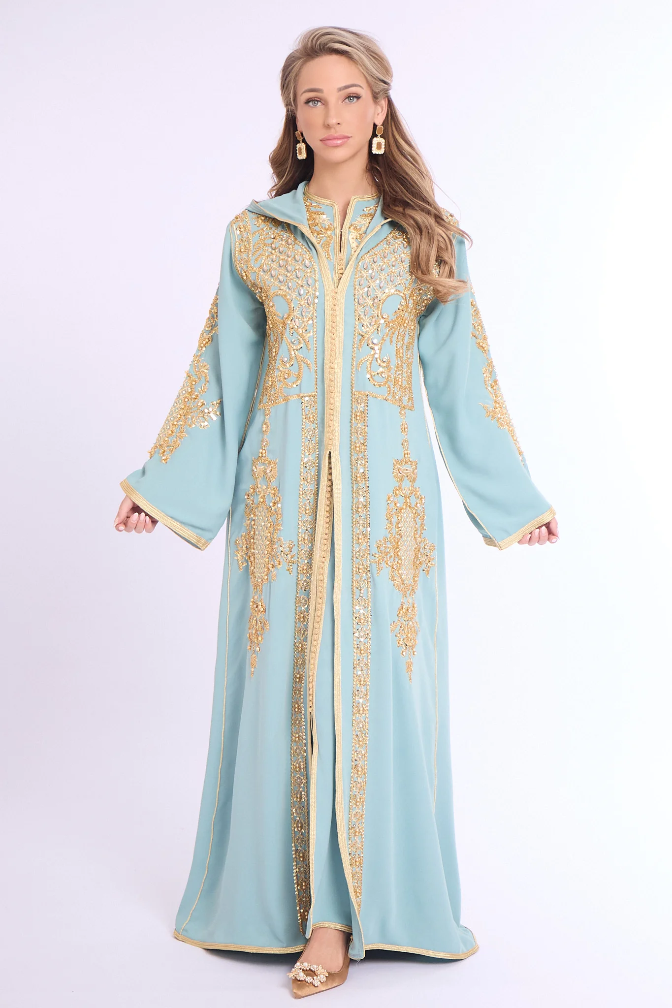 Exclusive Jalaba Soha Darkseagreen - Image 6