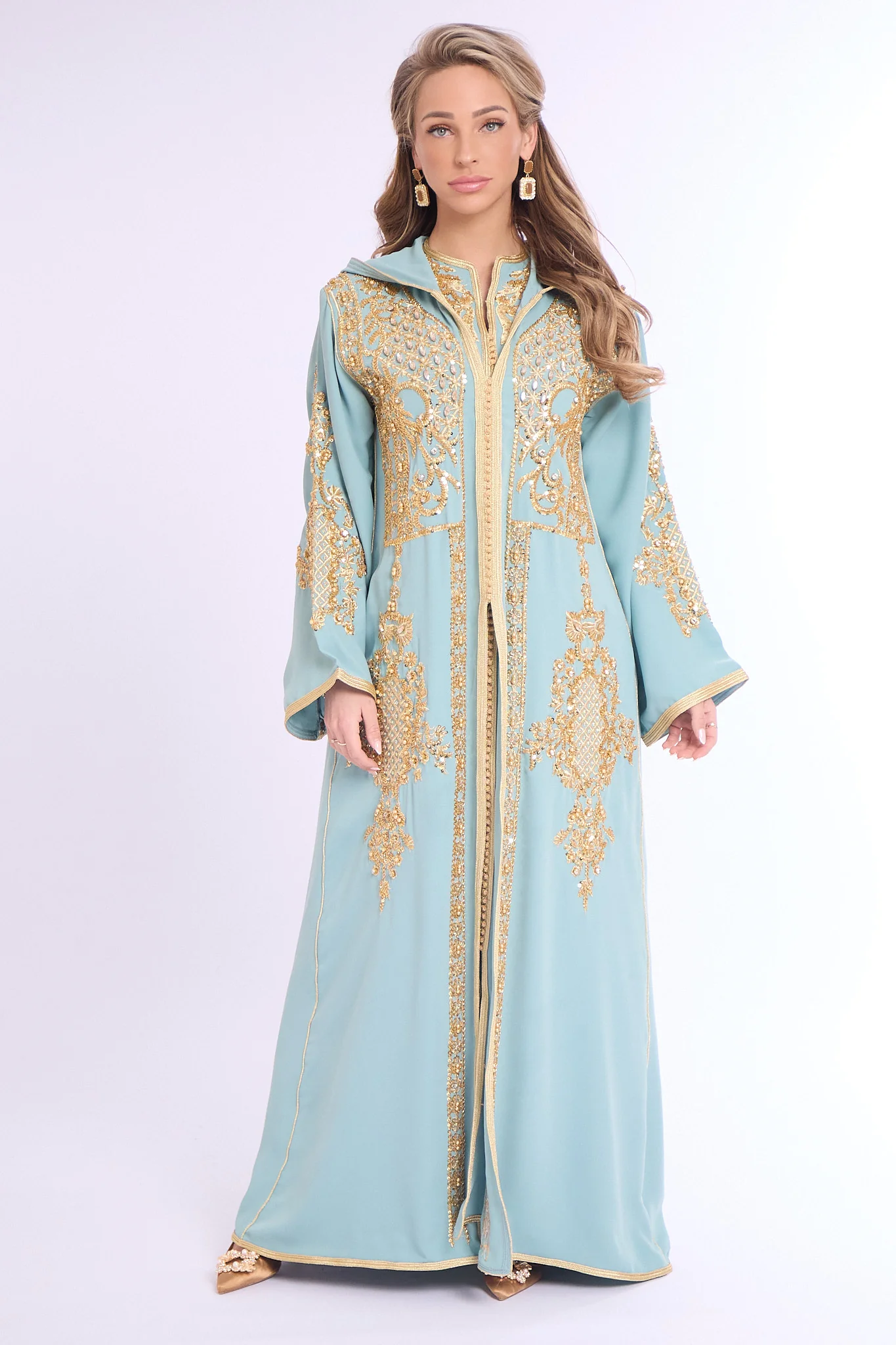 Exclusive Jalaba Soha Darkseagreen - Image 7
