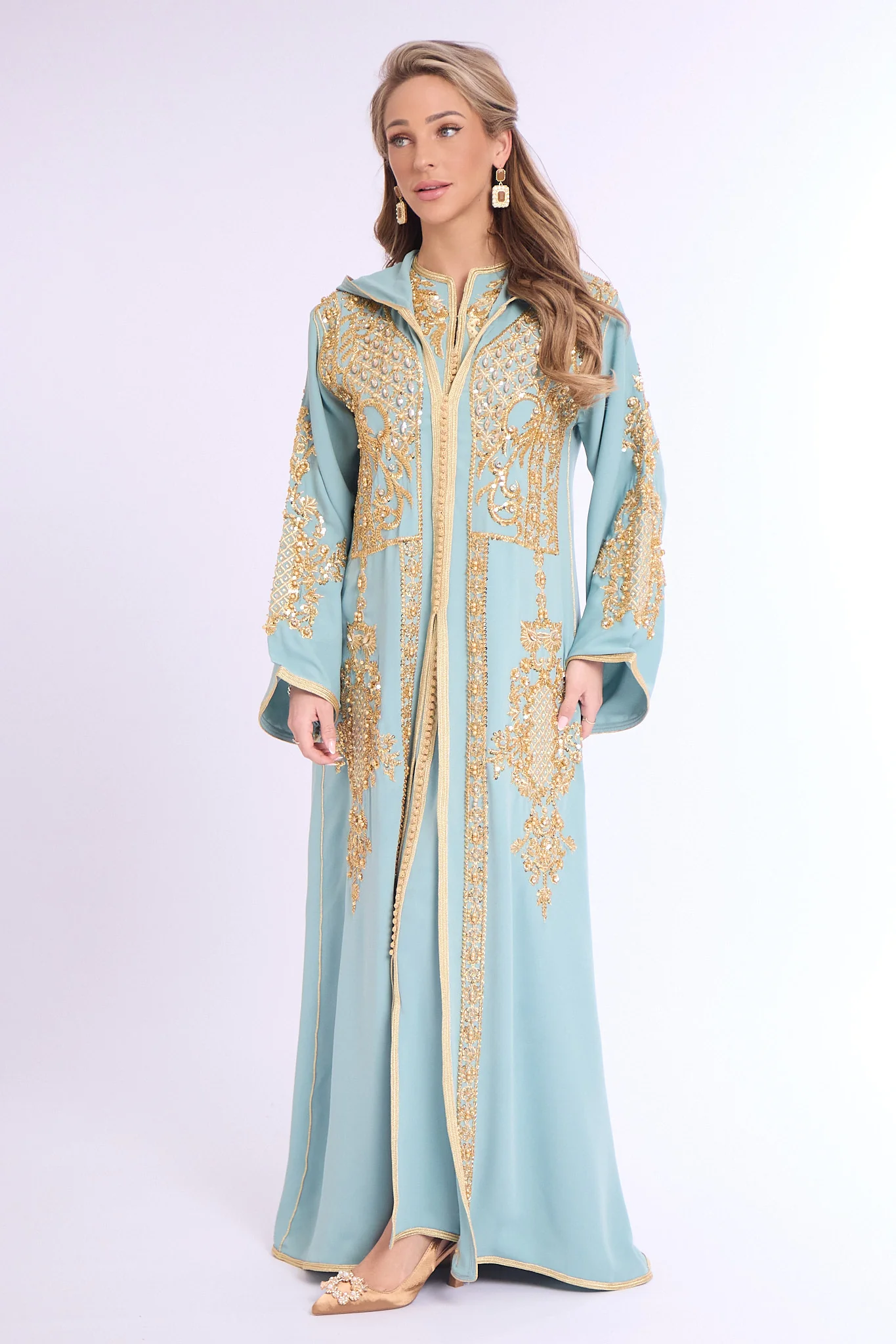 Exclusive Jalaba Soha Darkseagreen - Image 8