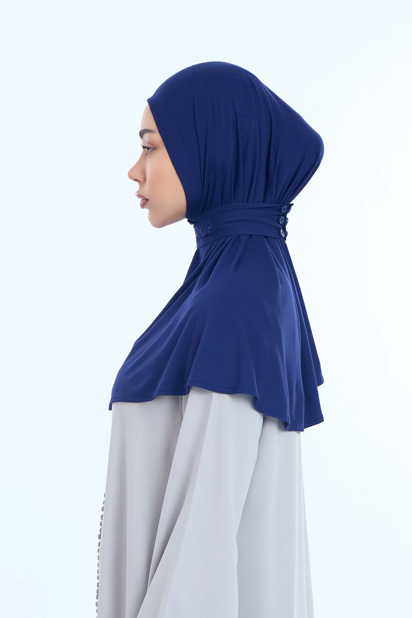 Instant Hijab Bamboo I Deep Black - Image 3
