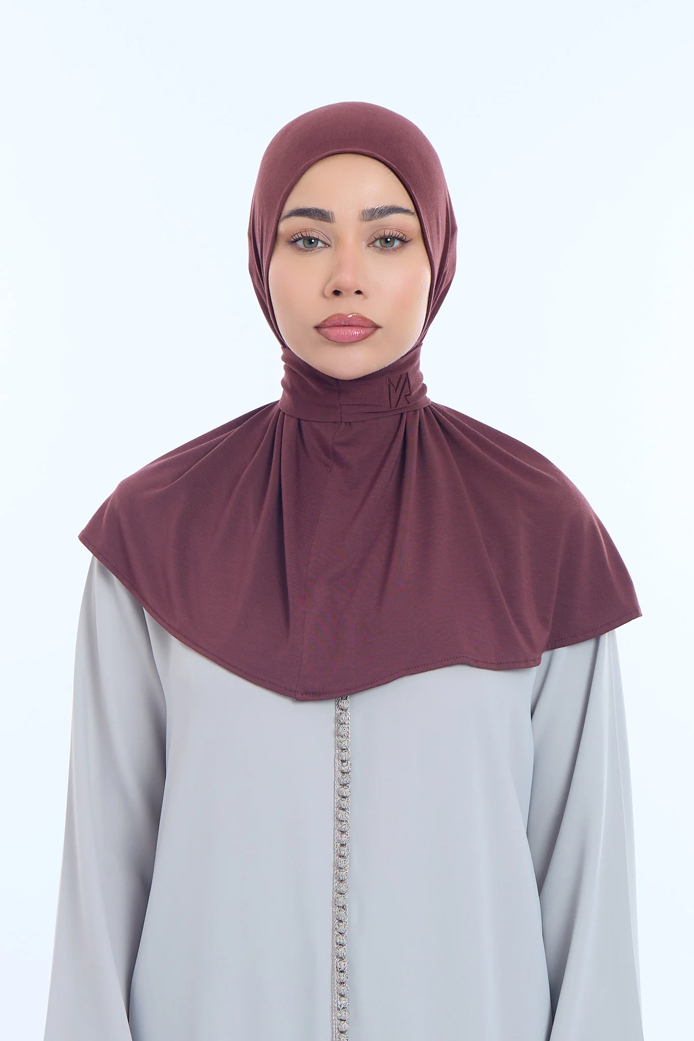 Instant Hijab Bamboo I Dark Chocolate - Image 2