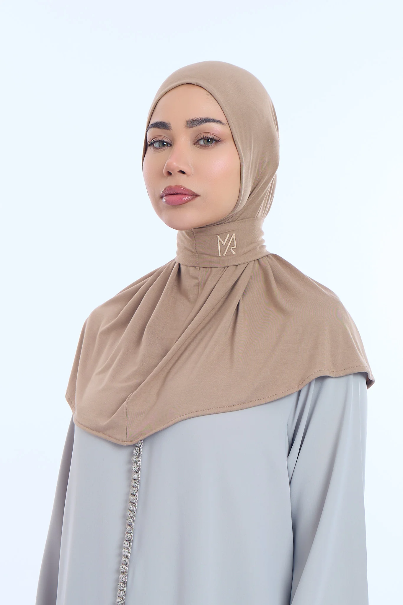 Instant Hijab Bamboo I Taupe Sand