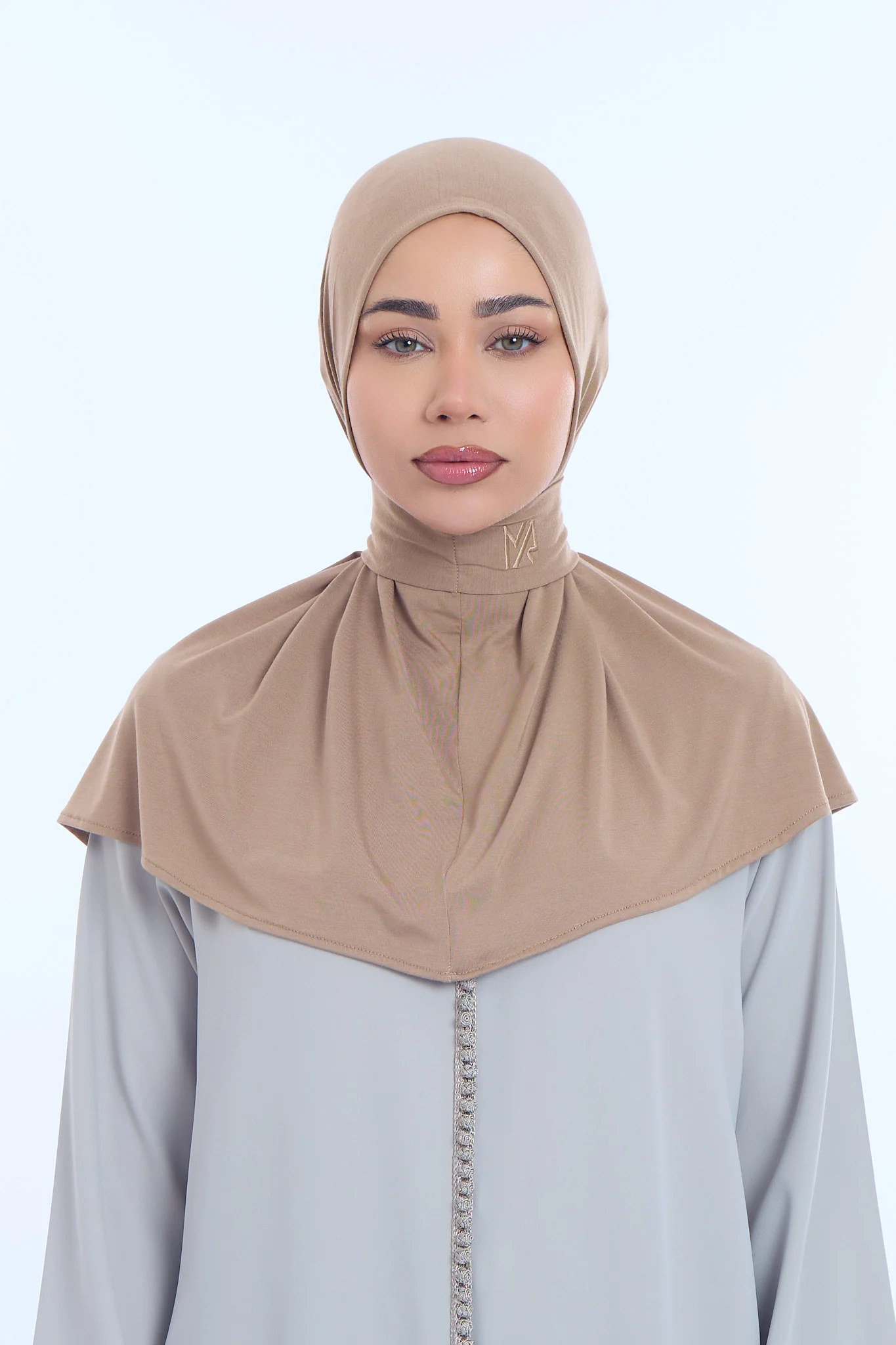 Instant Hijab Bamboo I Taupe Sand - Image 2