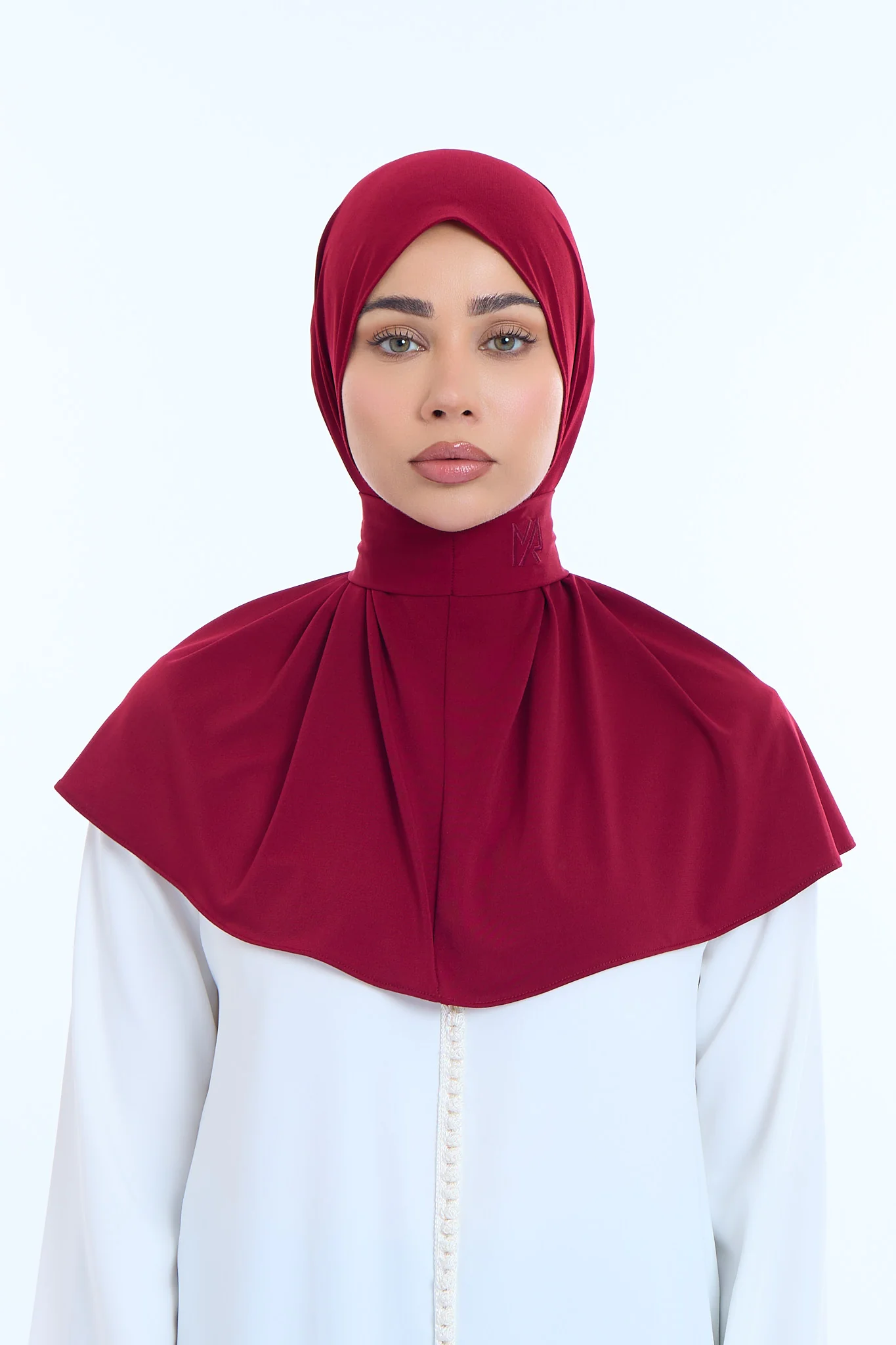 Instant Hijab Premium I Dark Wine - Image 2