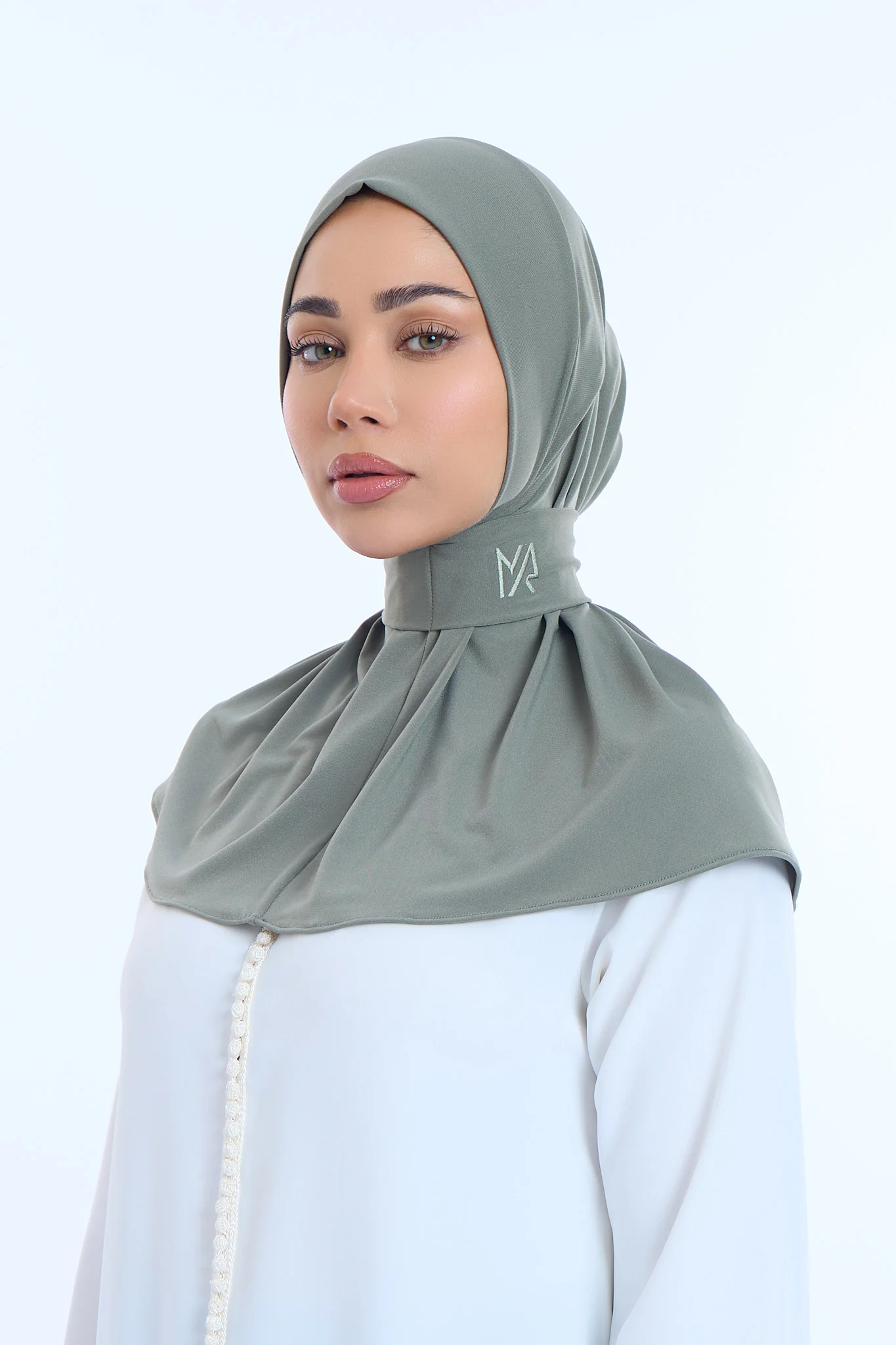 Instant Hijab Premium II Forest Khaki