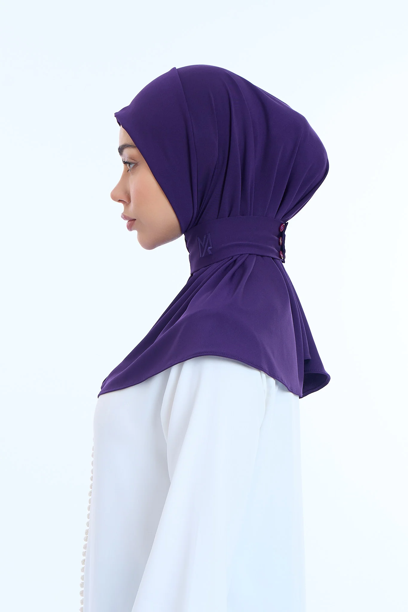Instant Hijab Premium II Mushroom Taupe - Image 2