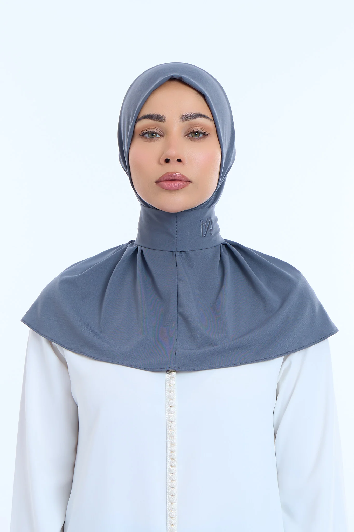 Instant Hijab Premium II  Deep Slate Blue - Image 2