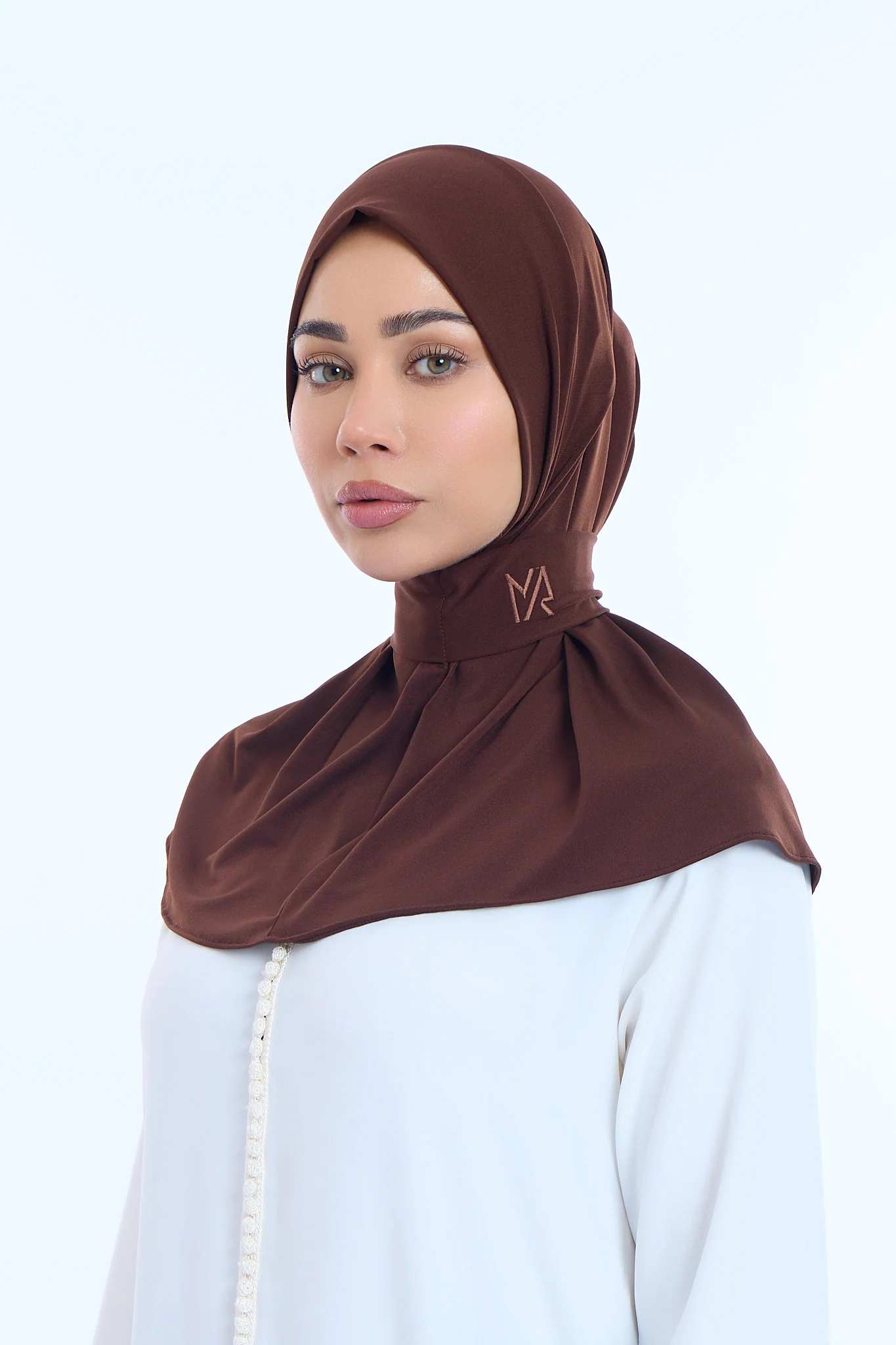 Instant Hijab Premium II Espresso Brown