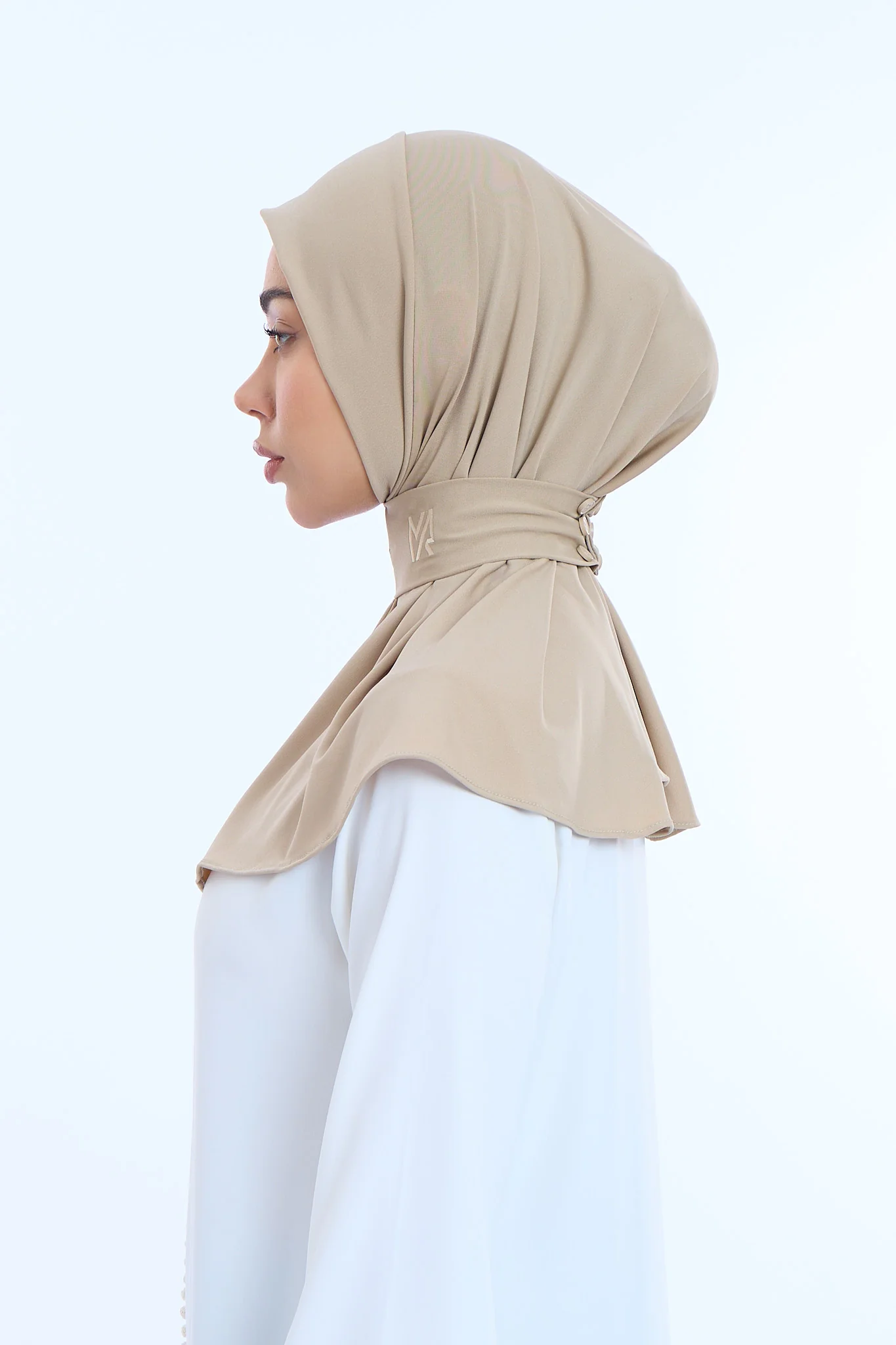 Instant Hijab Premium II Sand Beige