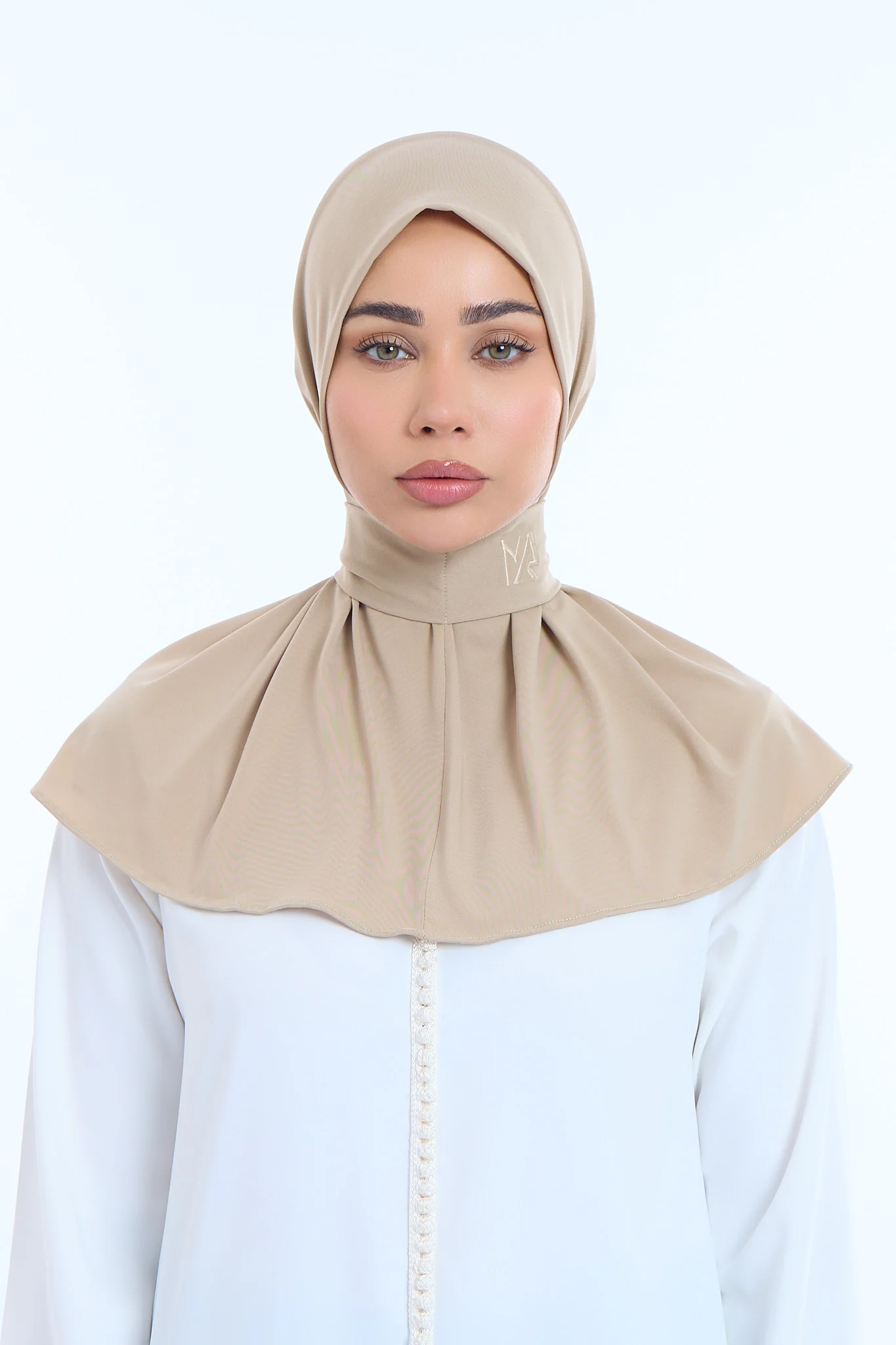 Instant Hijab Premium II Sand Beige - Image 3