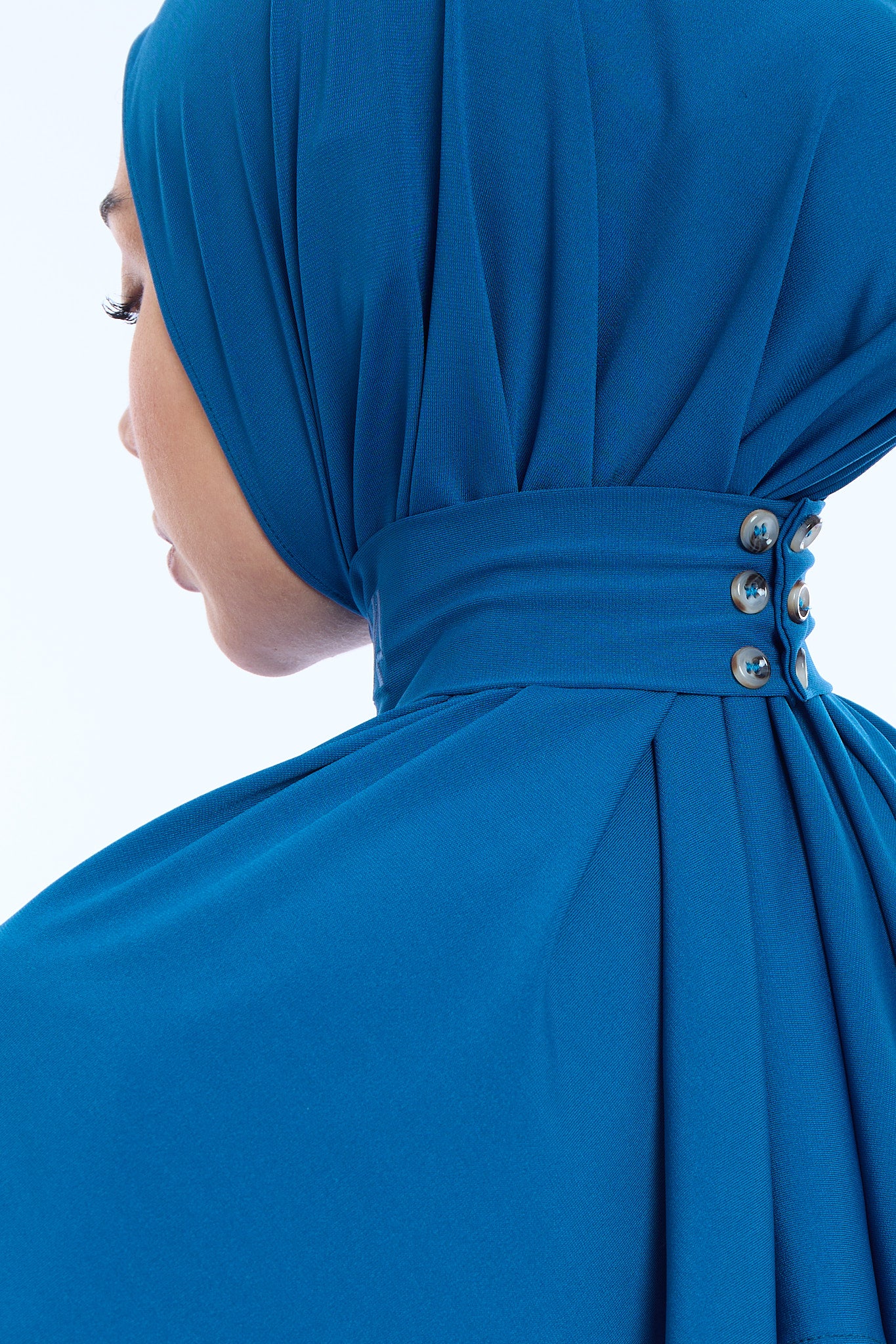 Instant Hijab Premium I Midnight Nav - Image 4