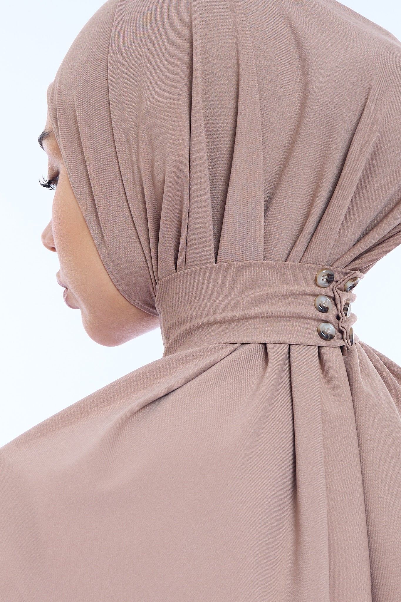 Instant Hijab Premium I Mushroom Taupe - Image 4