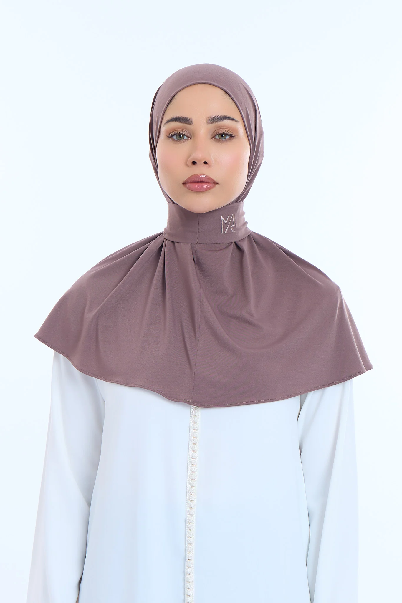 Instant Hijab Premium I  Cocoa Brown - Image 2