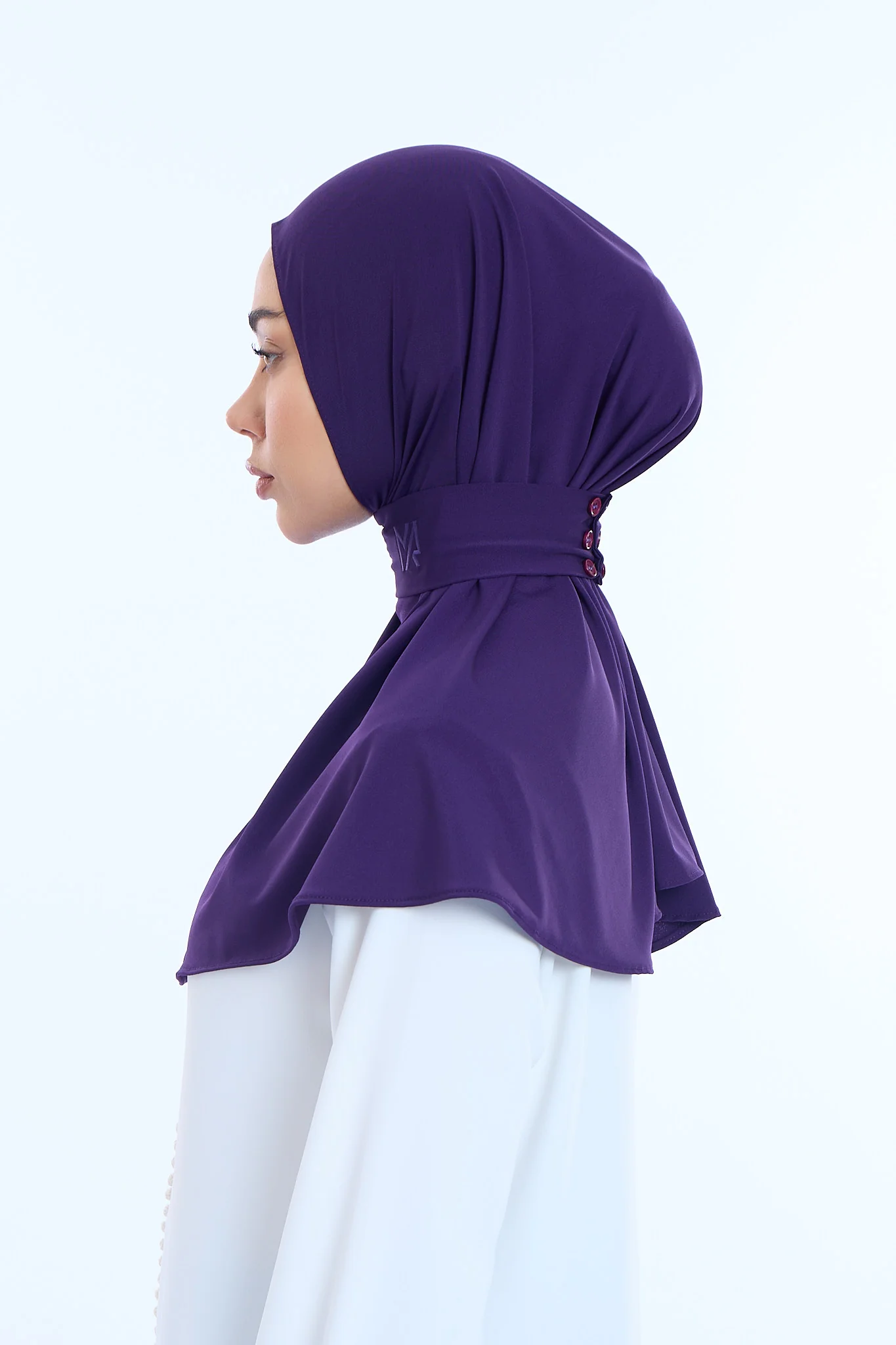 Instant Hijab Premium I  Dark Indigo - Image 3