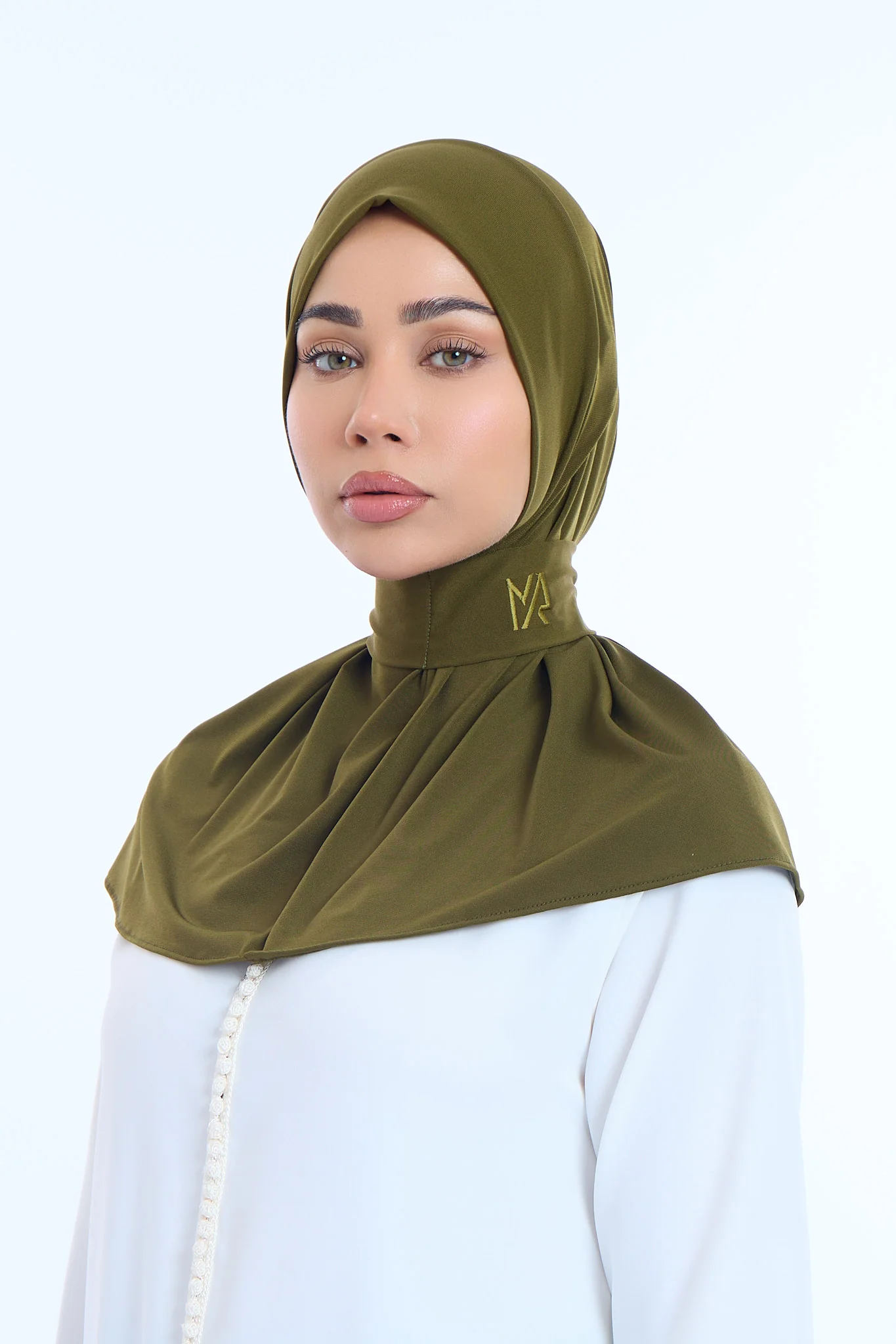 Instant Hijab Premium I Army Green