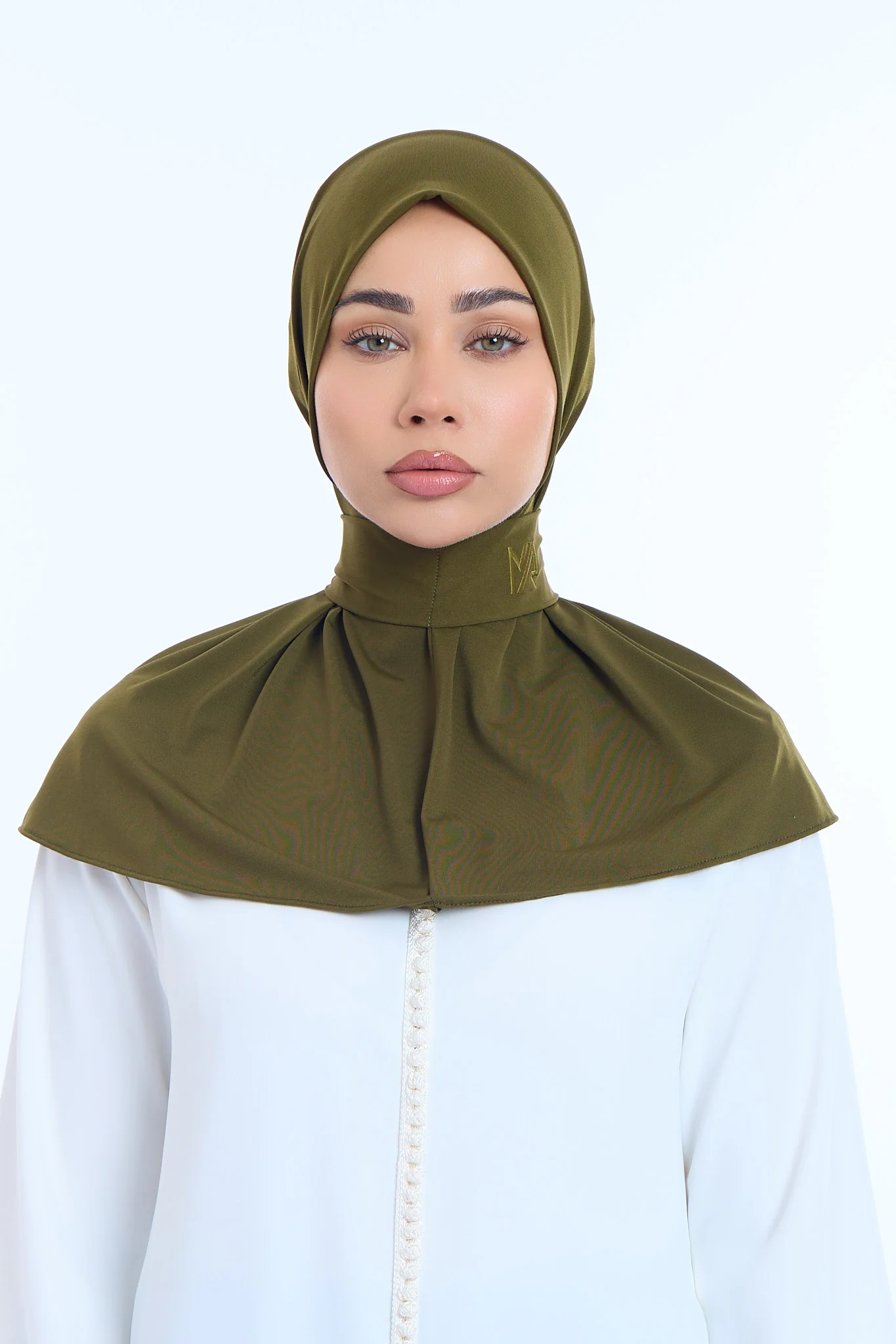 Instant Hijab Premium I Army Green - Image 2
