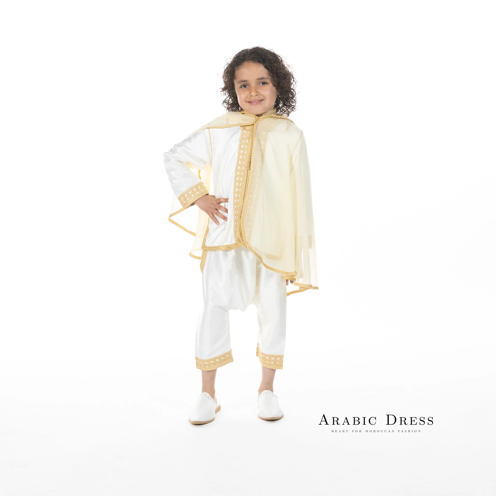 Jabador Amir White/Gold - Image 4