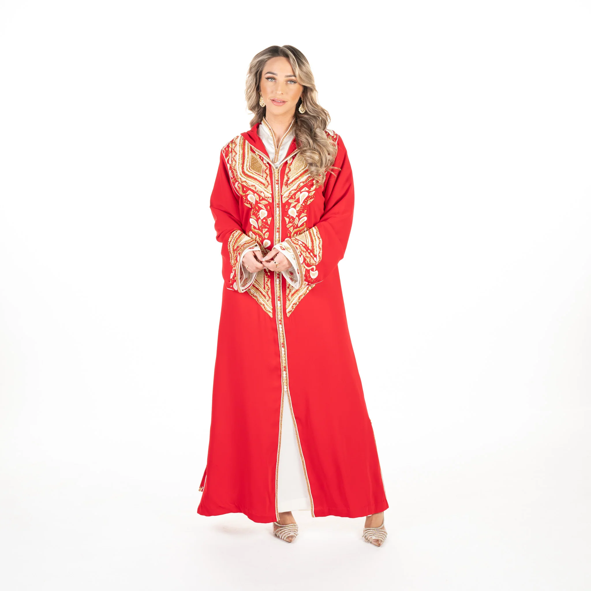 Jalaba Iman Red/White - Image 3