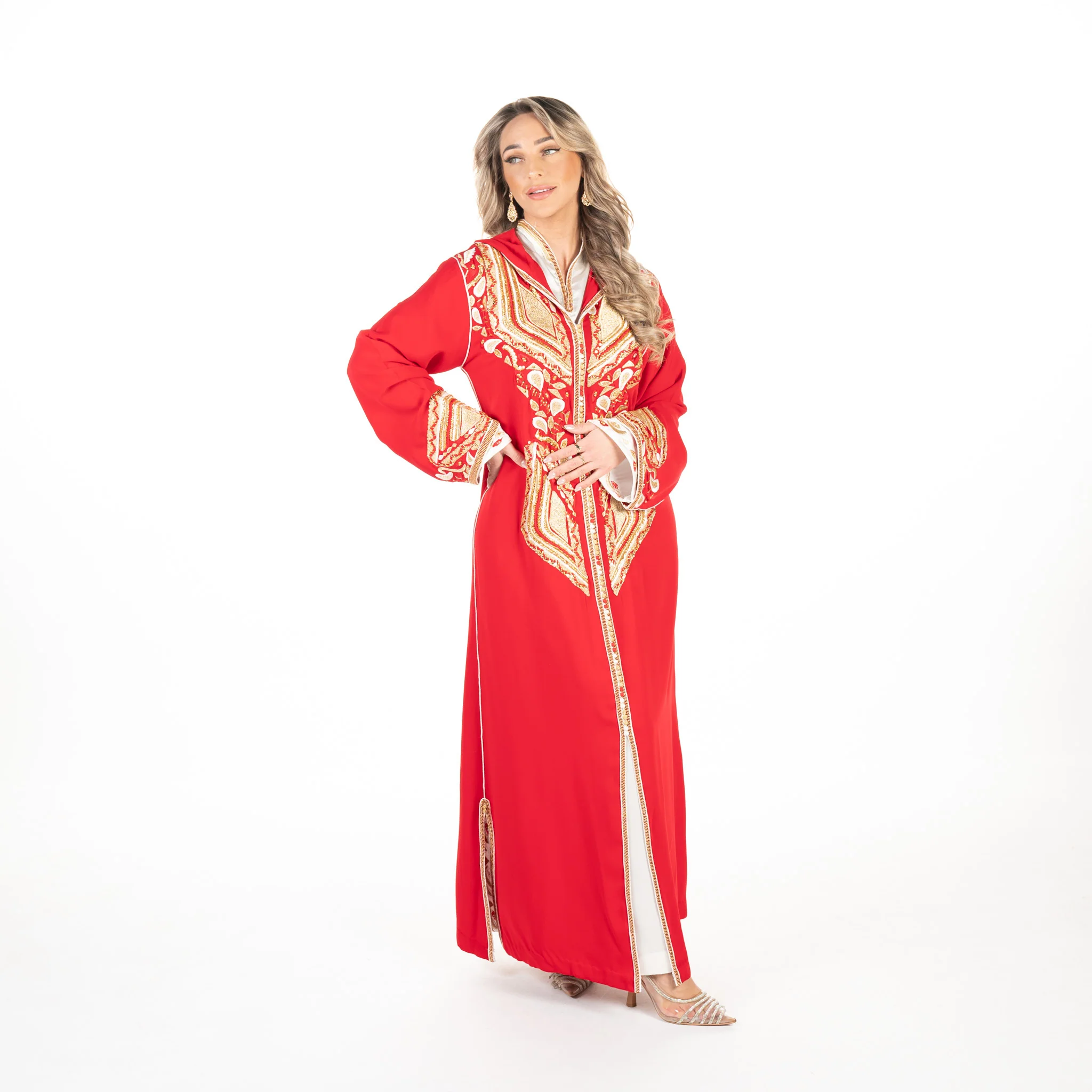 Jalaba Iman Red/White - Image 4