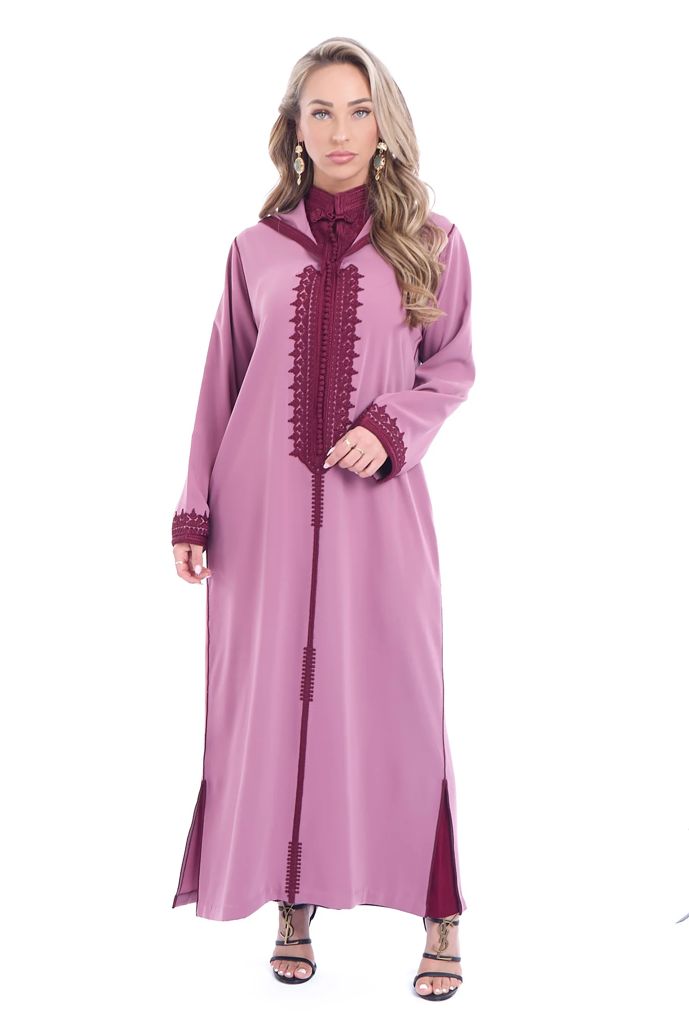 Jalaba Norhan Paleviolet Pink - Image 2