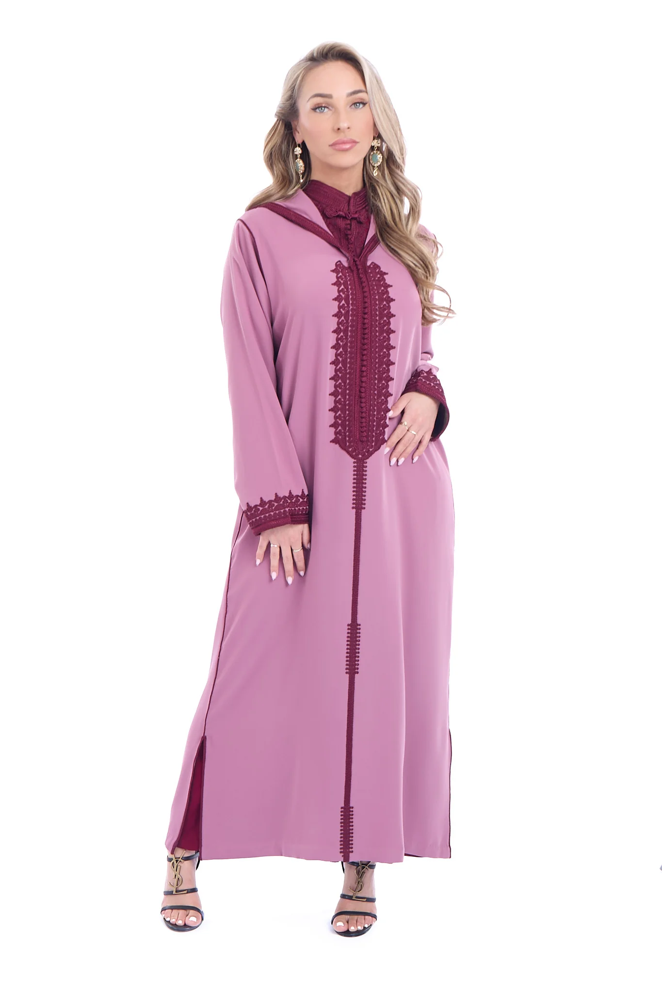 Jalaba Norhan Paleviolet Pink - Image 5