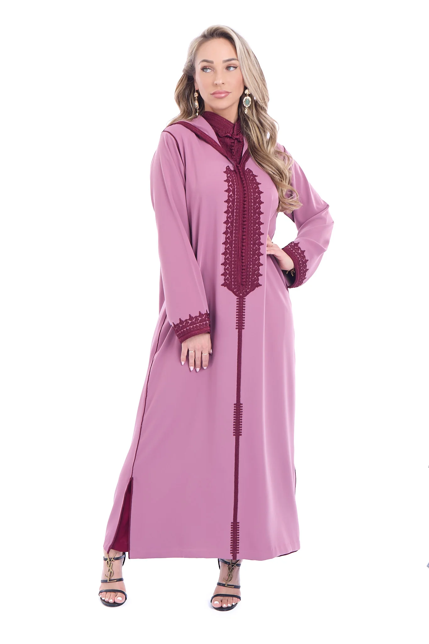 Jalaba Norhan Paleviolet Pink - Image 6