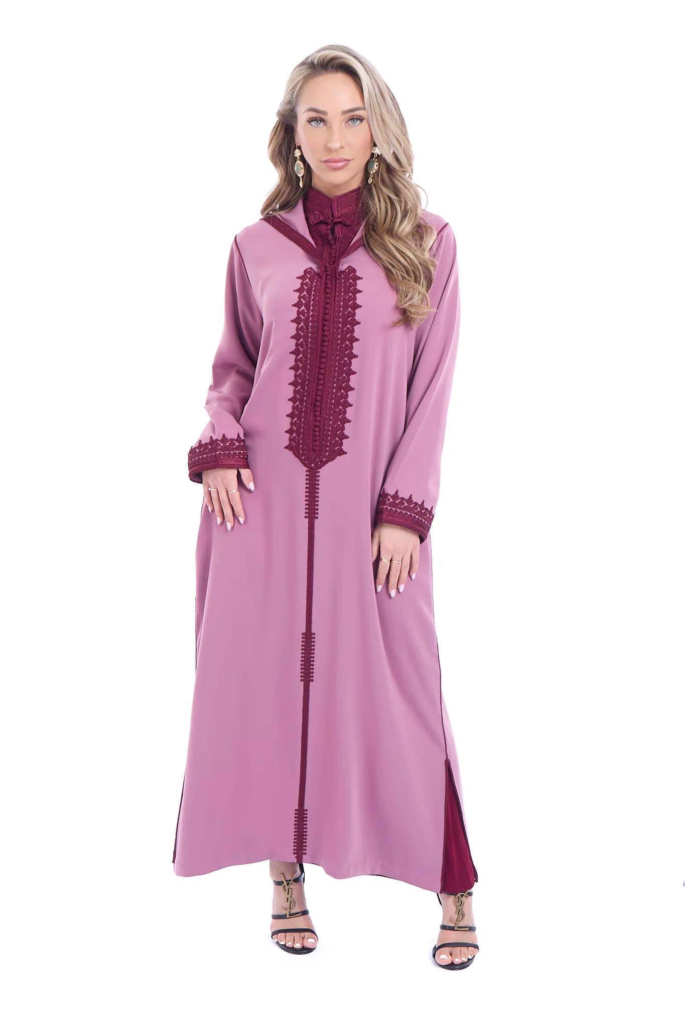 Jalaba Norhan Paleviolet Pink - Image 7