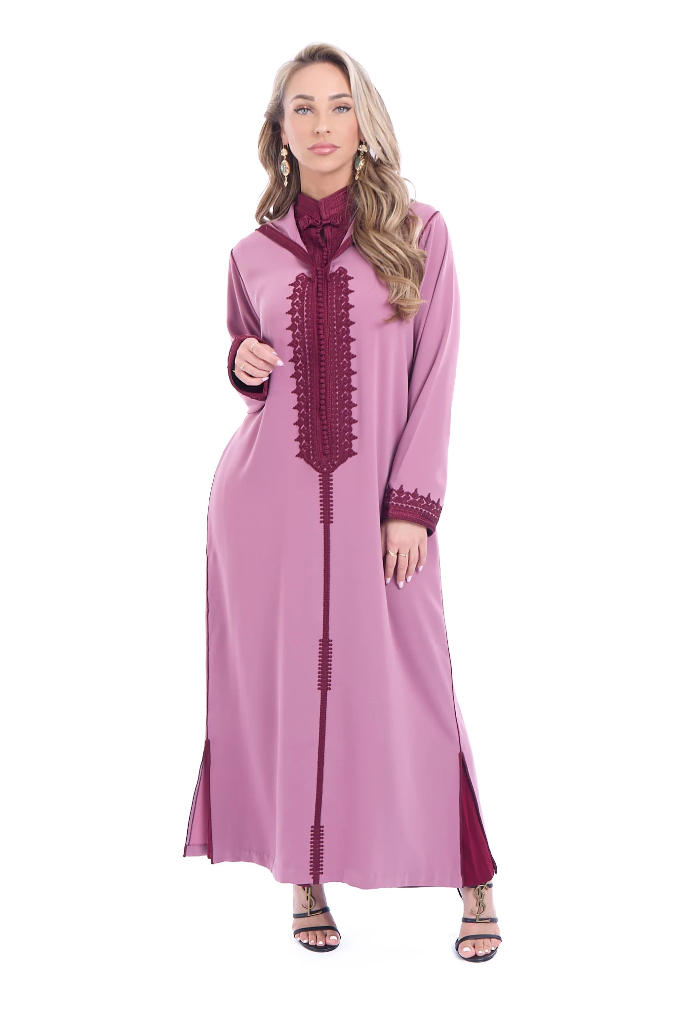 Jalaba Norhan Paleviolet Pink - Image 8