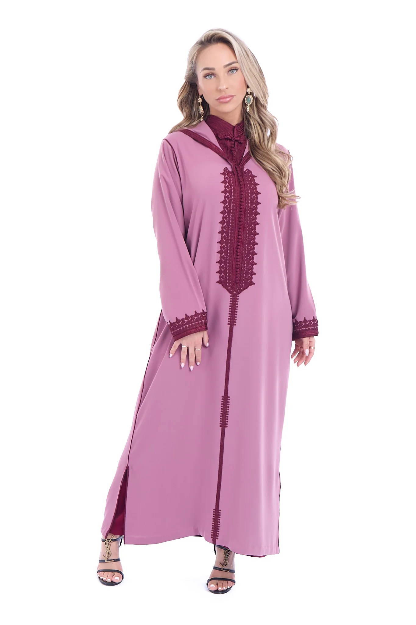 Jalaba Norhan Paleviolet Pink - Image 9