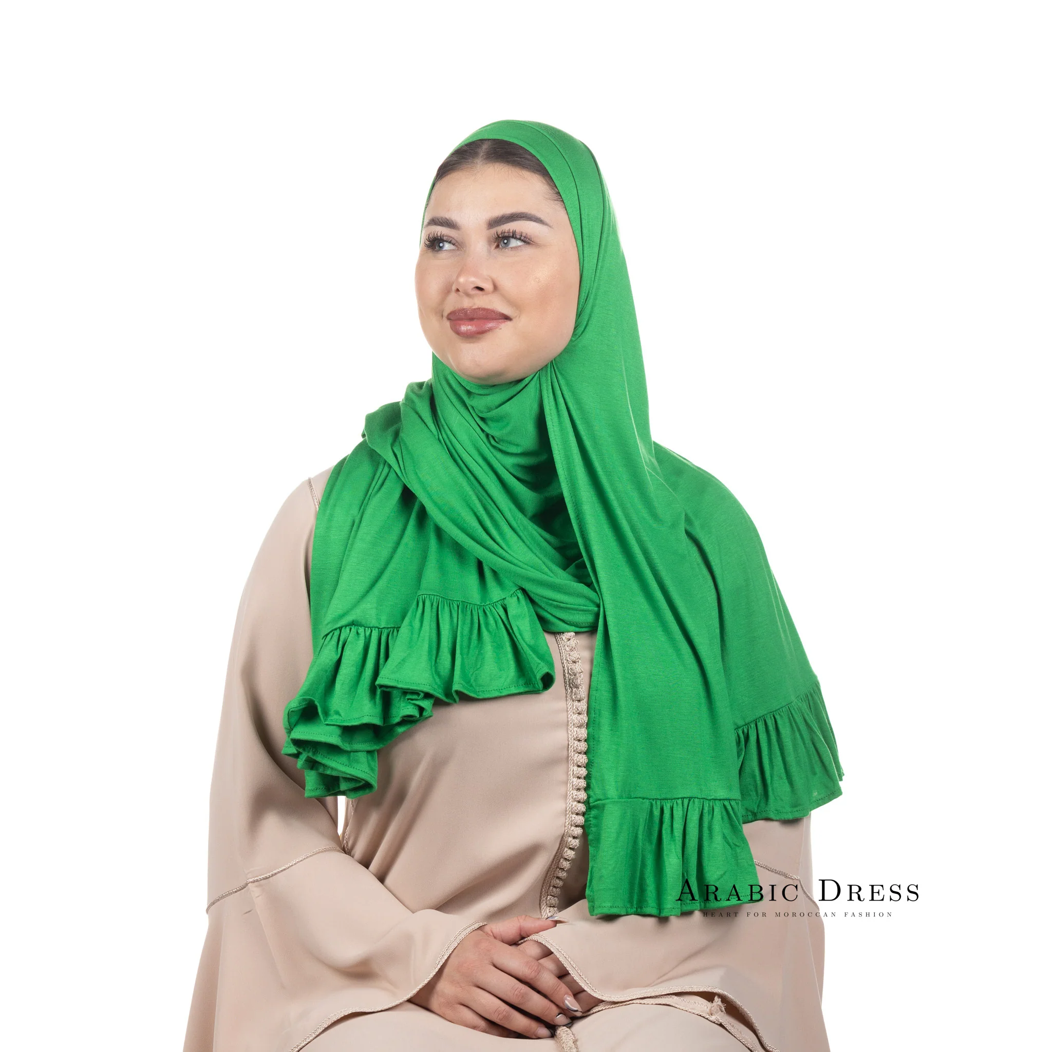 Jersey Hijab Luna Lime - Image 3