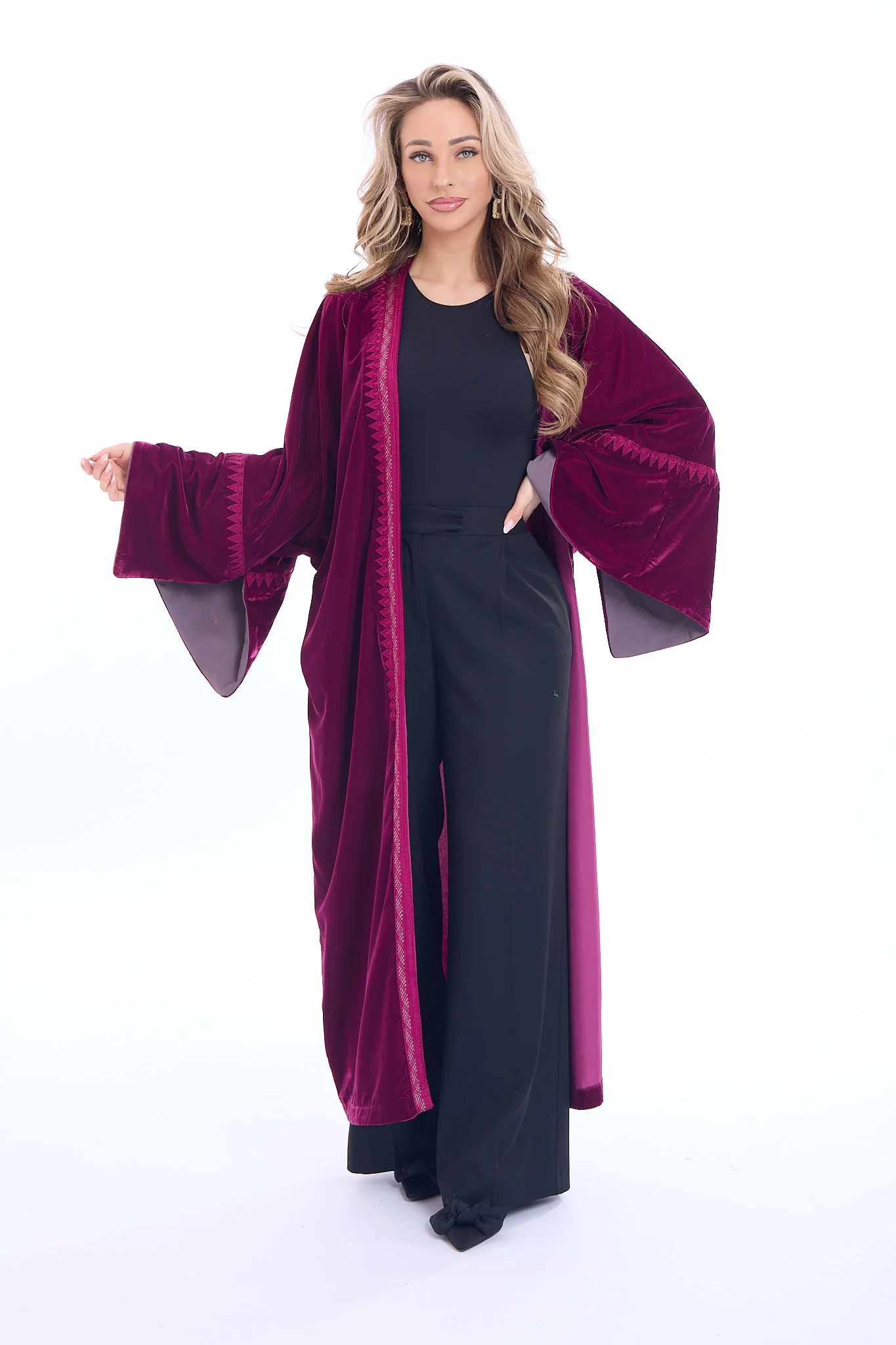 Kimono Celine Magenta - Image 2
