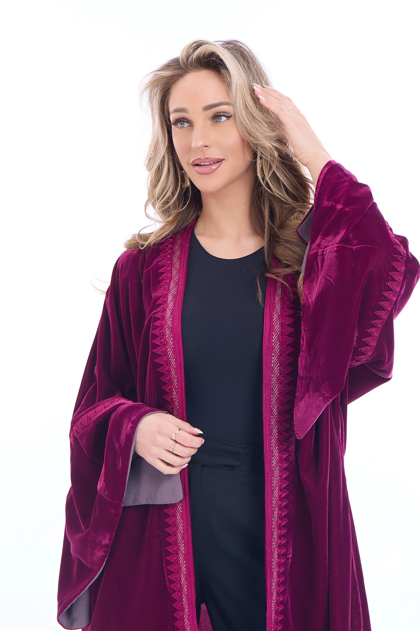 Kimono Celine Magenta - Image 5