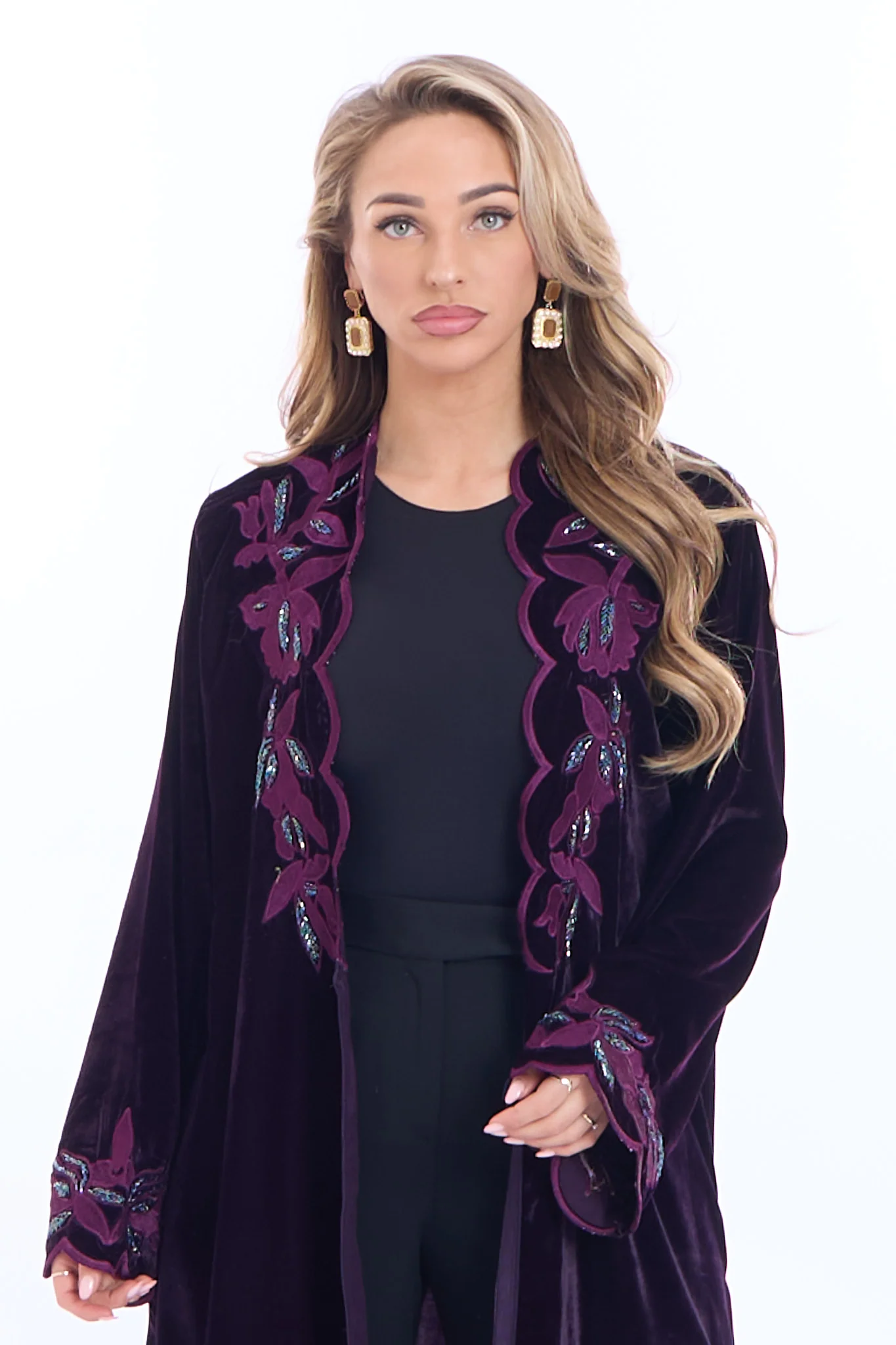 Kimono  Marya aubergine