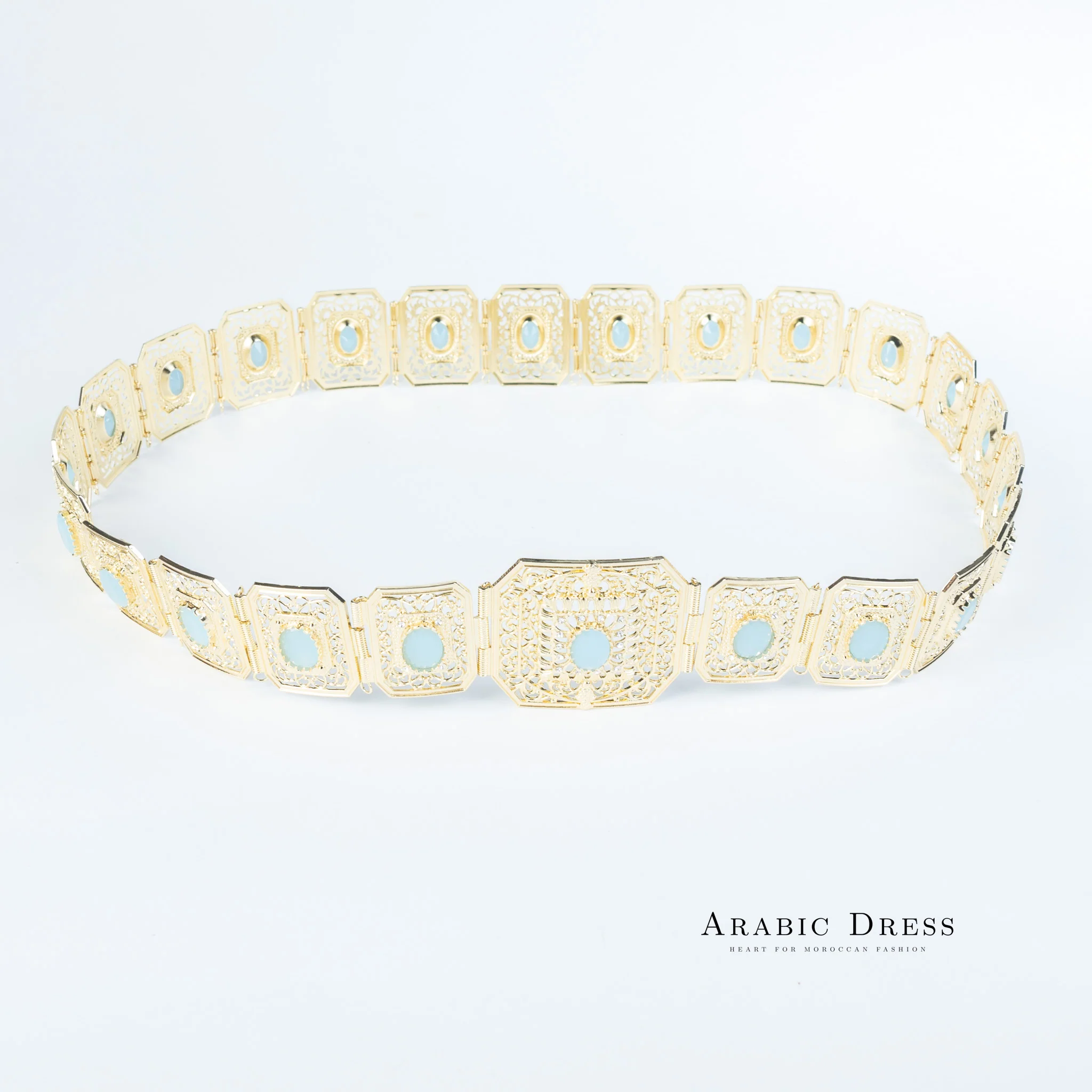 Micha Gold/Turquoise Belt - Image 3