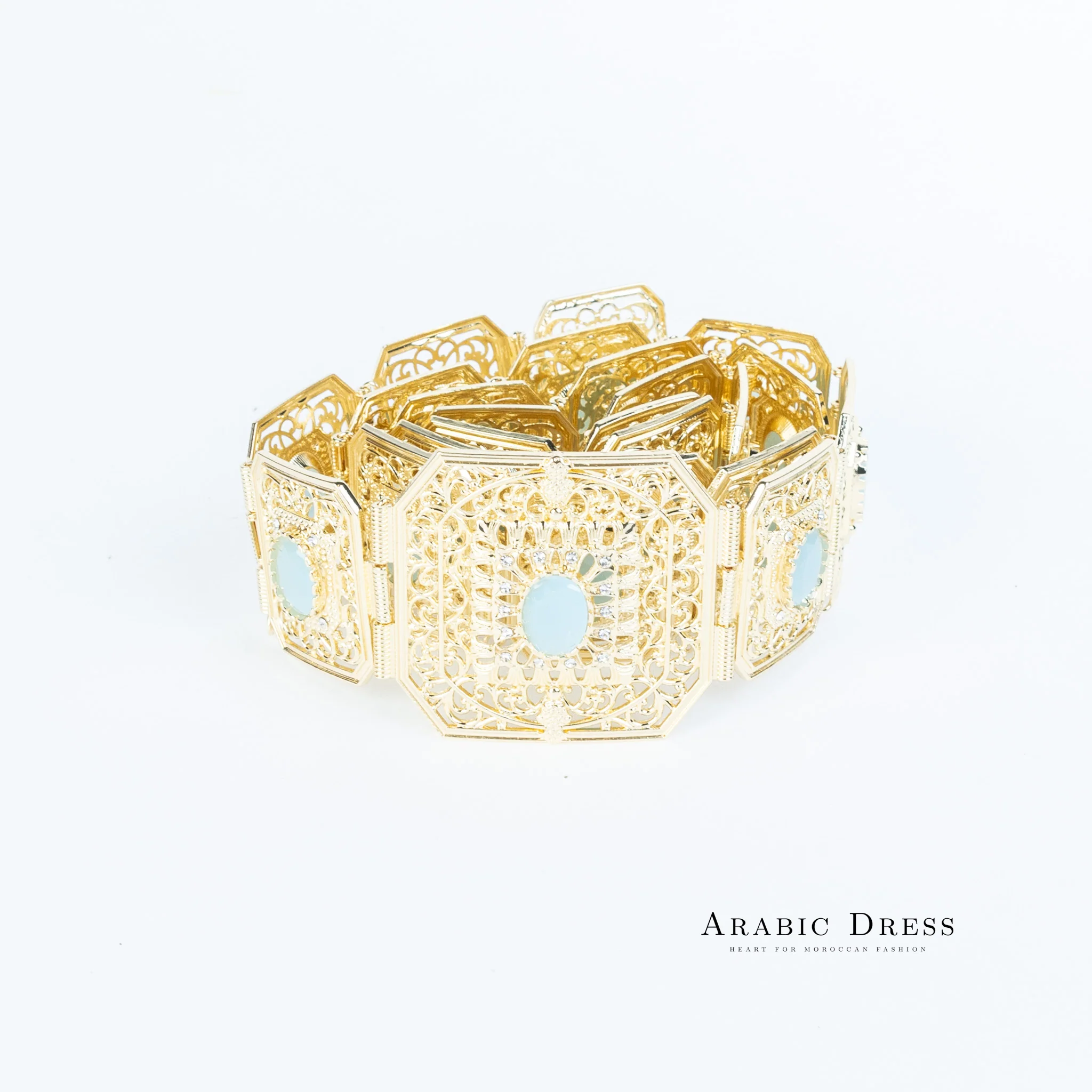 Micha Gold/Turquoise Belt - Image 4
