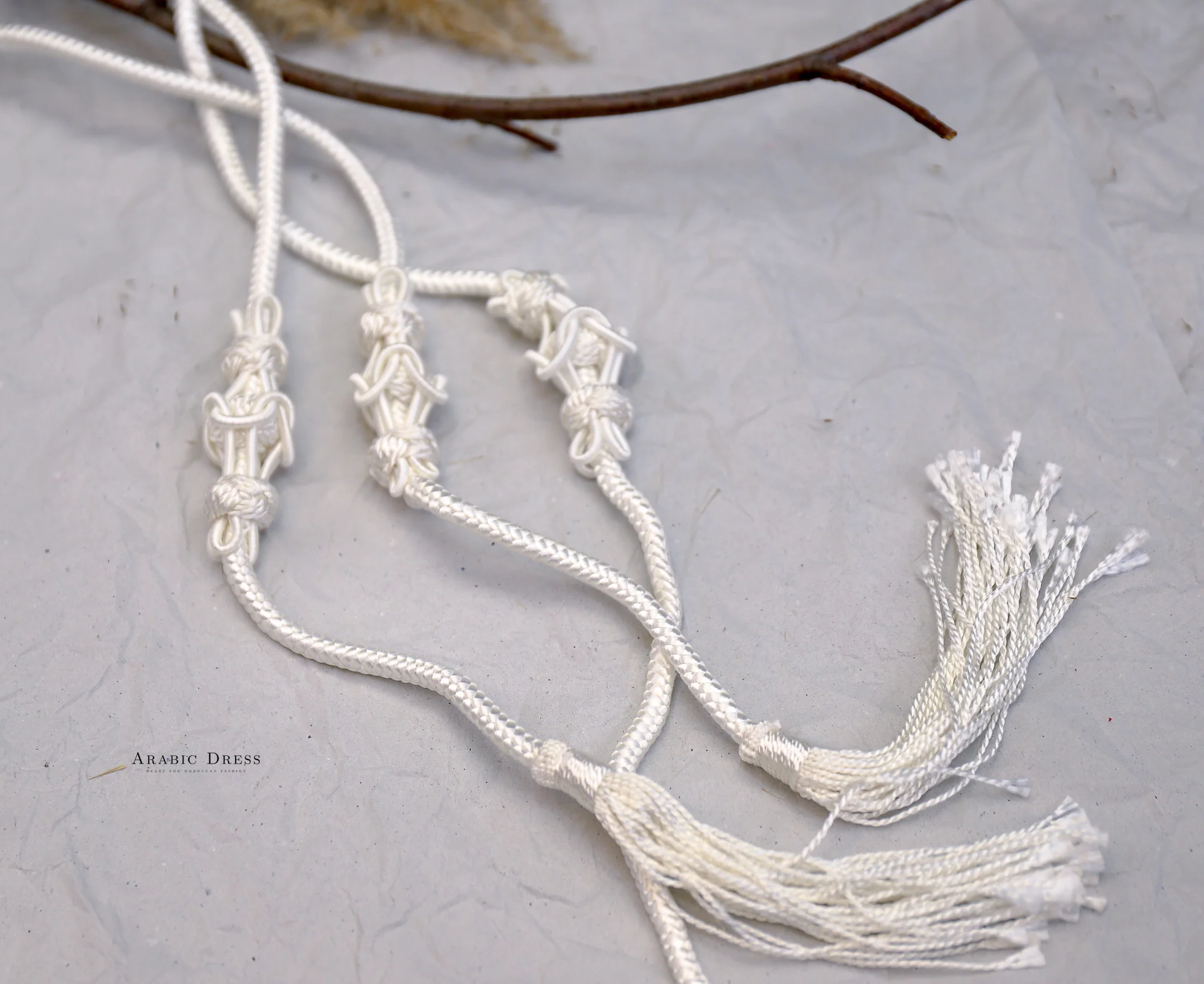 Rope White Belt - Image 4
