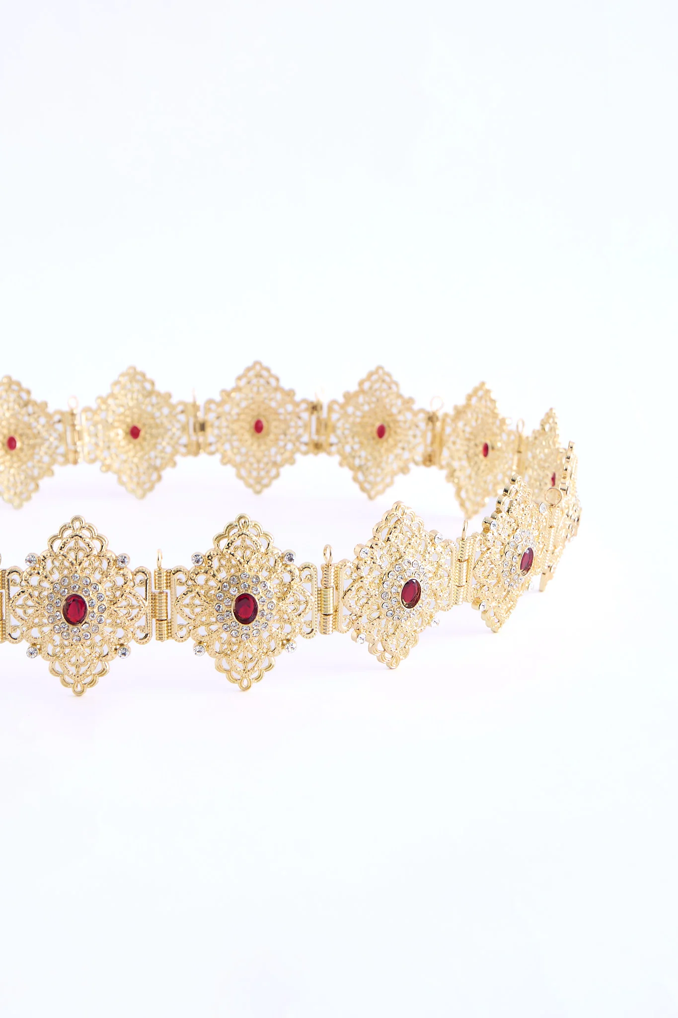Shin Gold/Bordeaux Belt