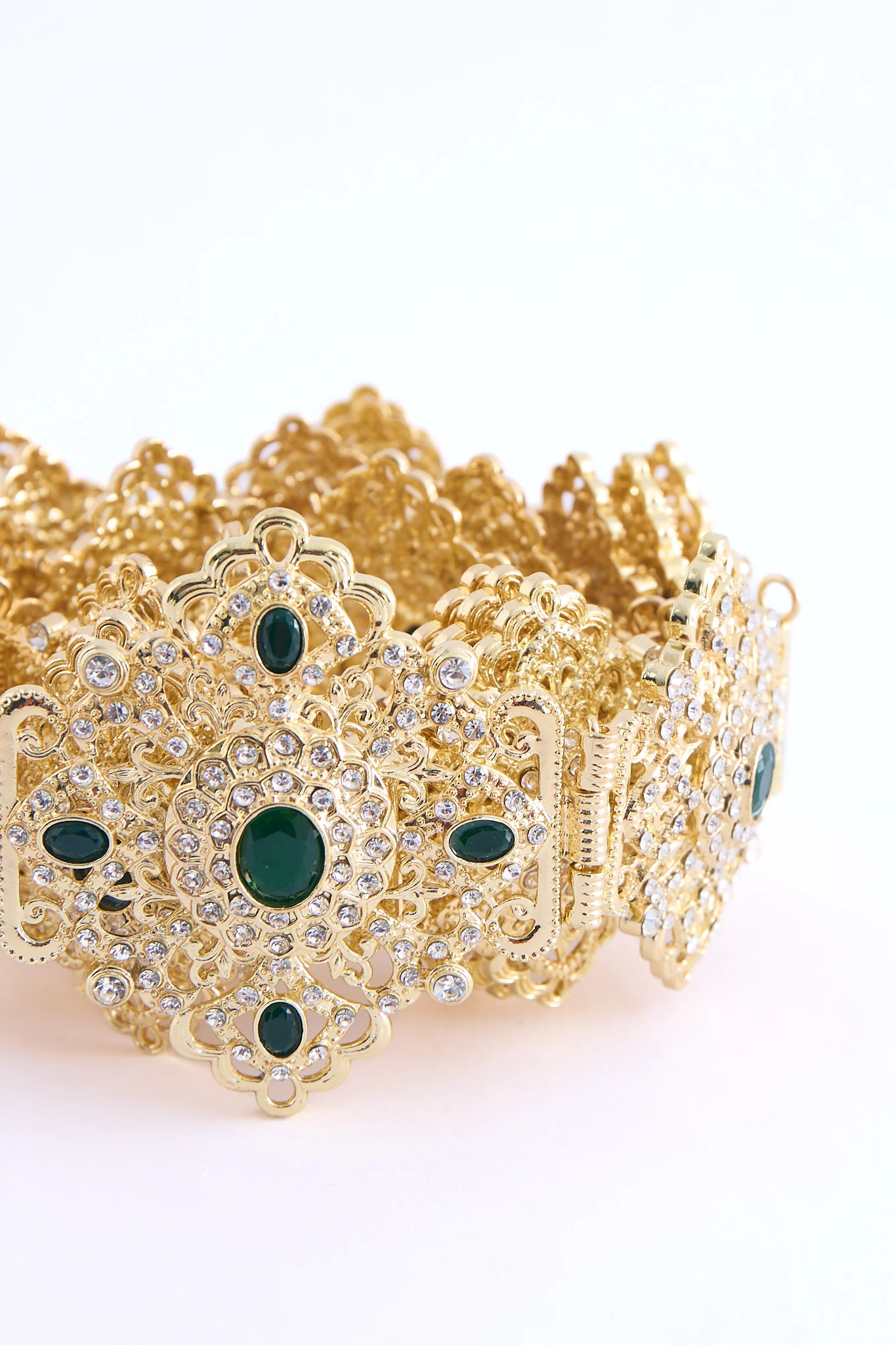 Shin Gold/Darkgreen Belt - Image 3