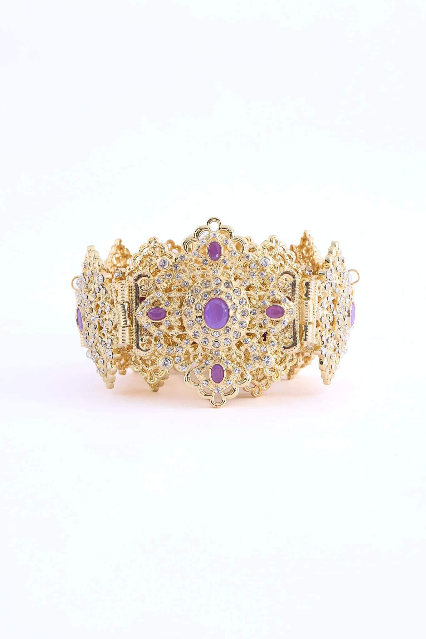 Shin Gold/Violet Belt - Image 2