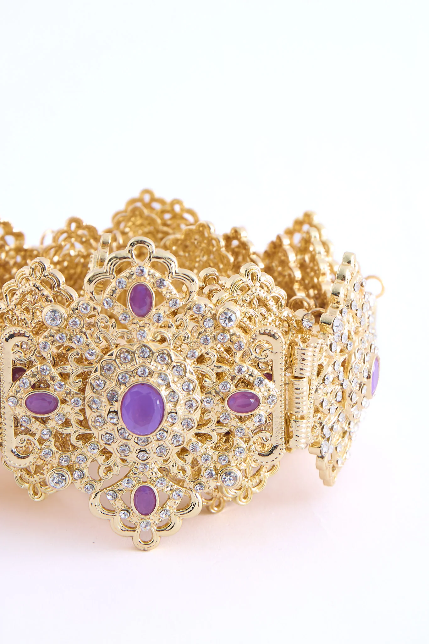 Shin Gold/Violet Belt - Image 3