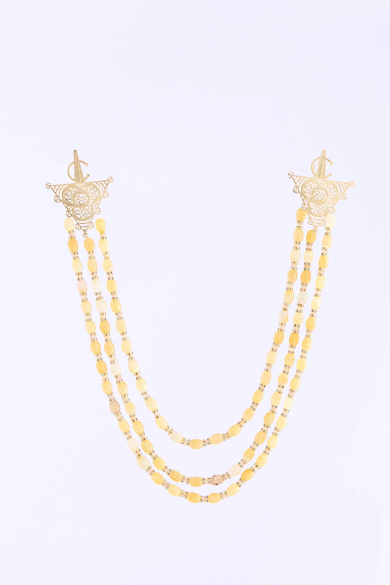 Shoulder necklace gold - Image 2