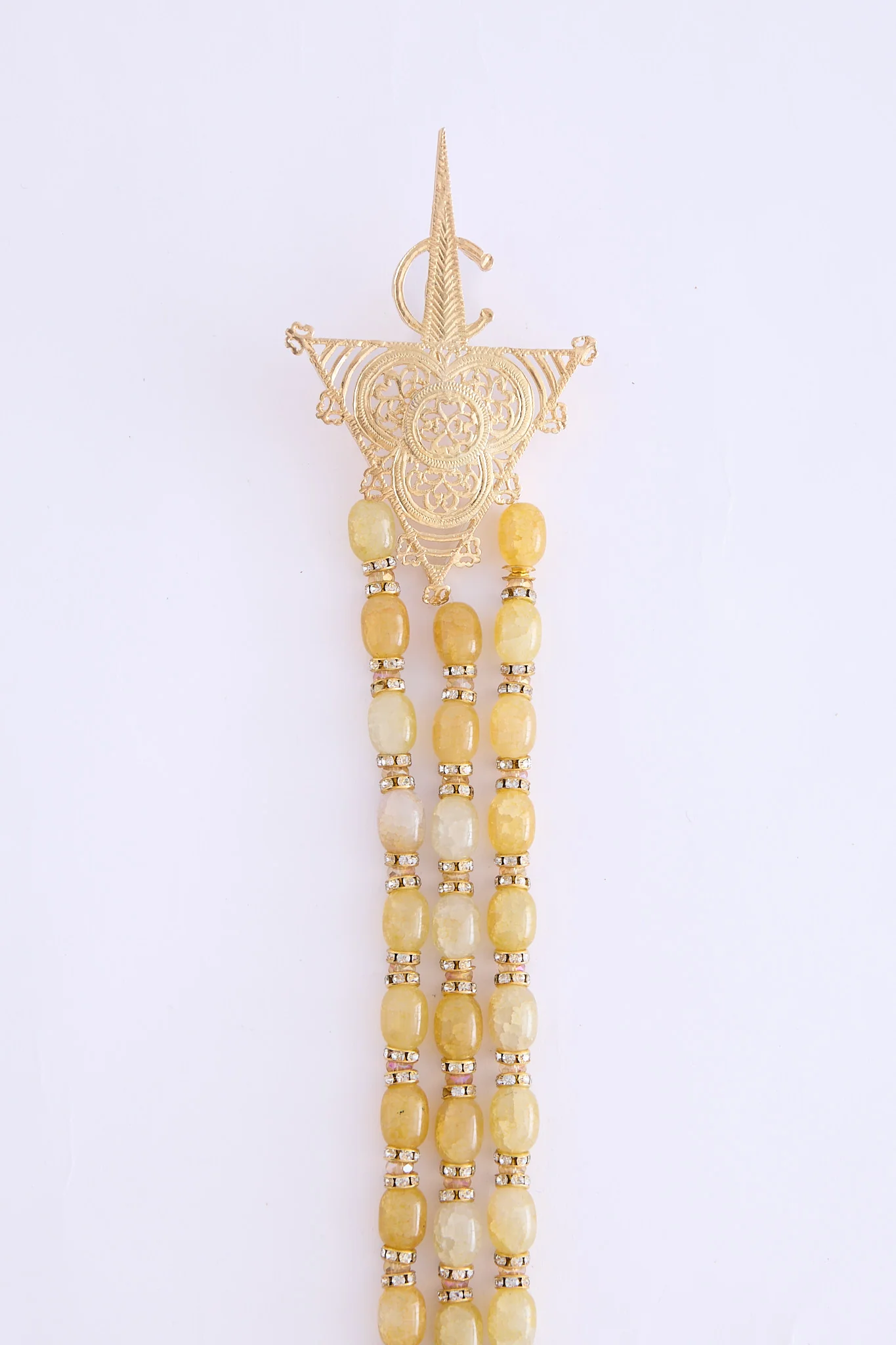 Shoulder necklace gold - Image 4