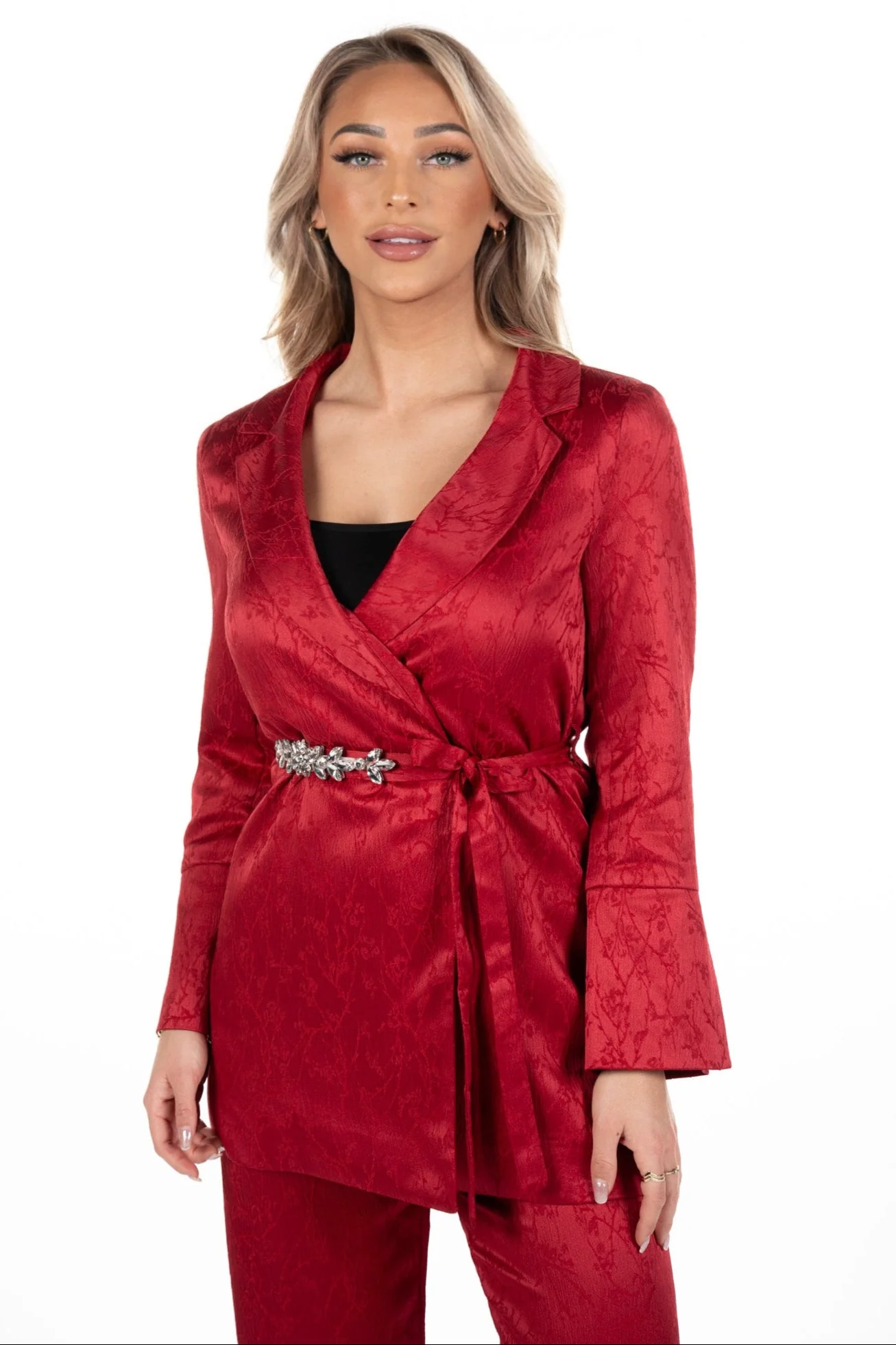 Trouser Suit Jolie Wine Red - Image 3