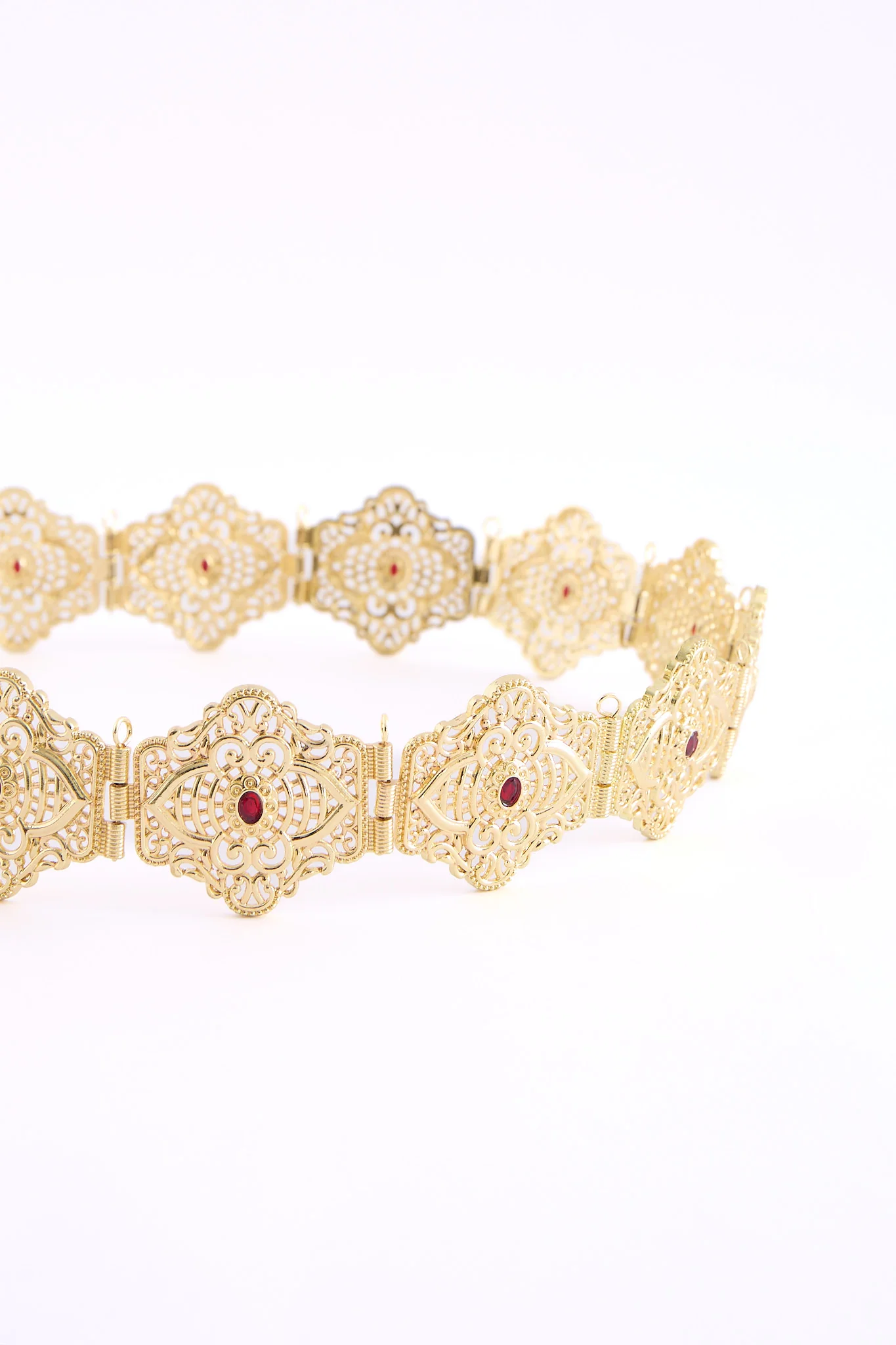 Yon Gold/Bordeaux Belt