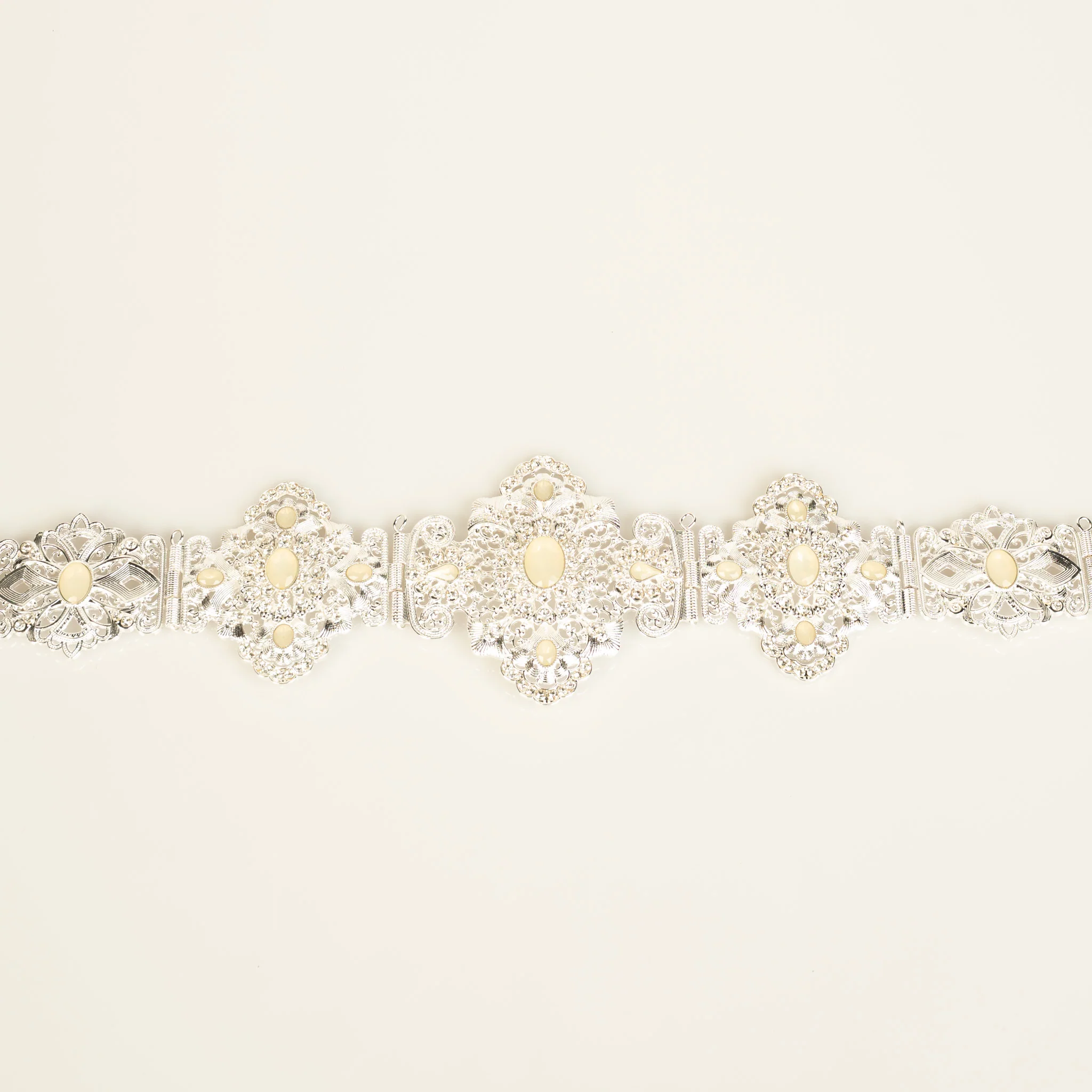 Zen  Silver / Cream Belt - Image 2