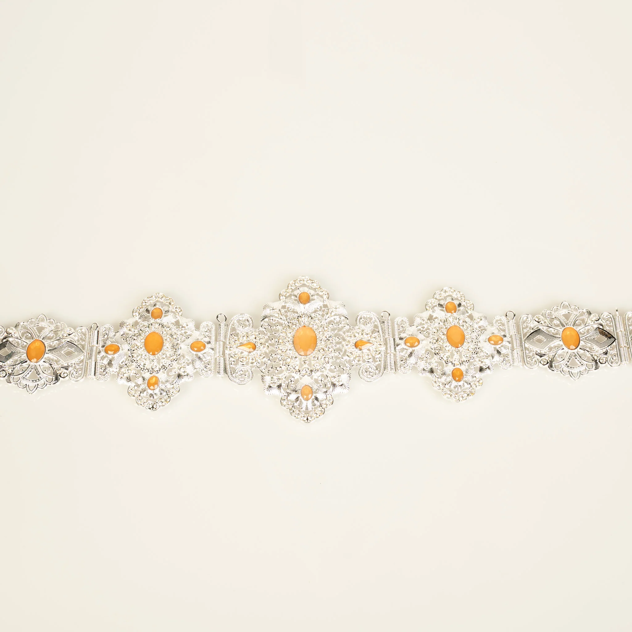 Zen  Silver / Salmon Belt - Image 2